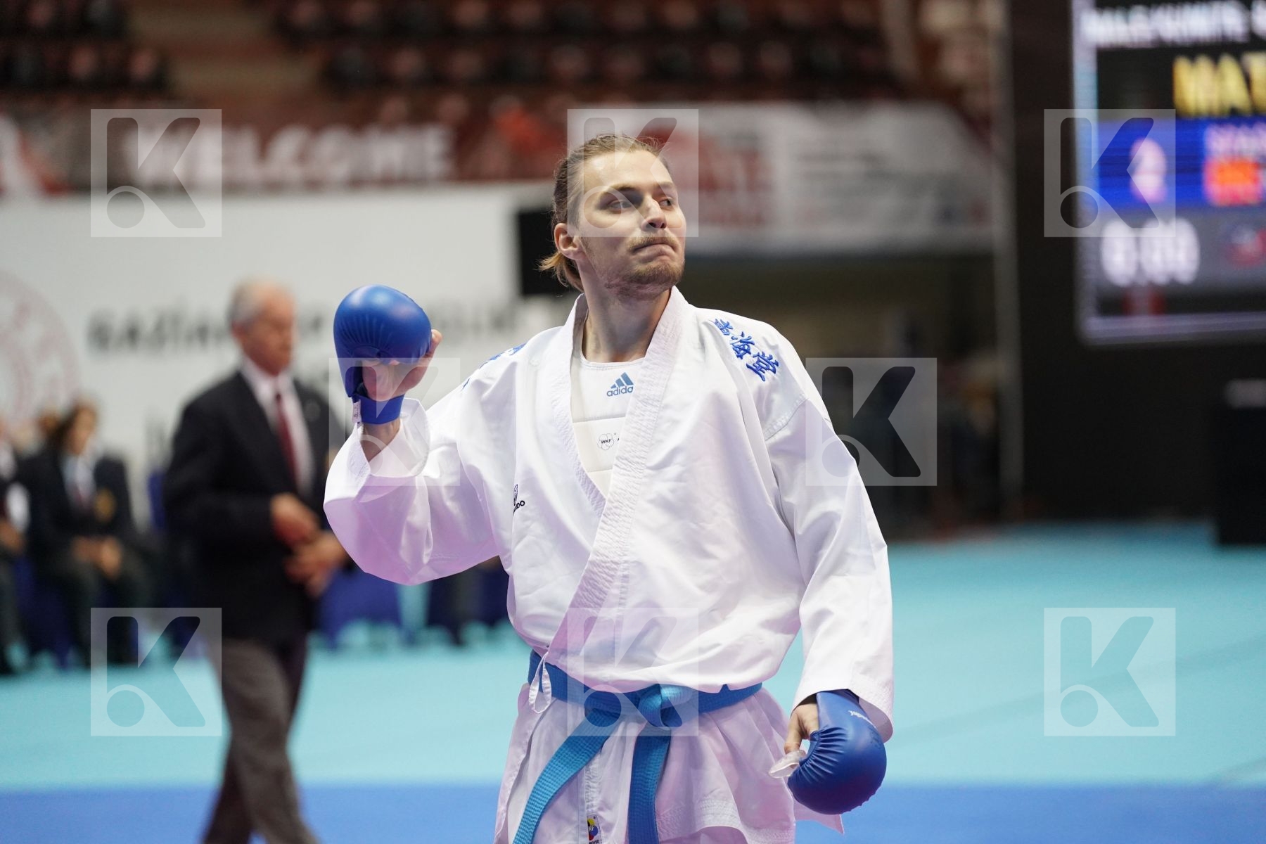 Kumite bronze bout featuring OZ MURAT & SPASENOVSKI PETAR