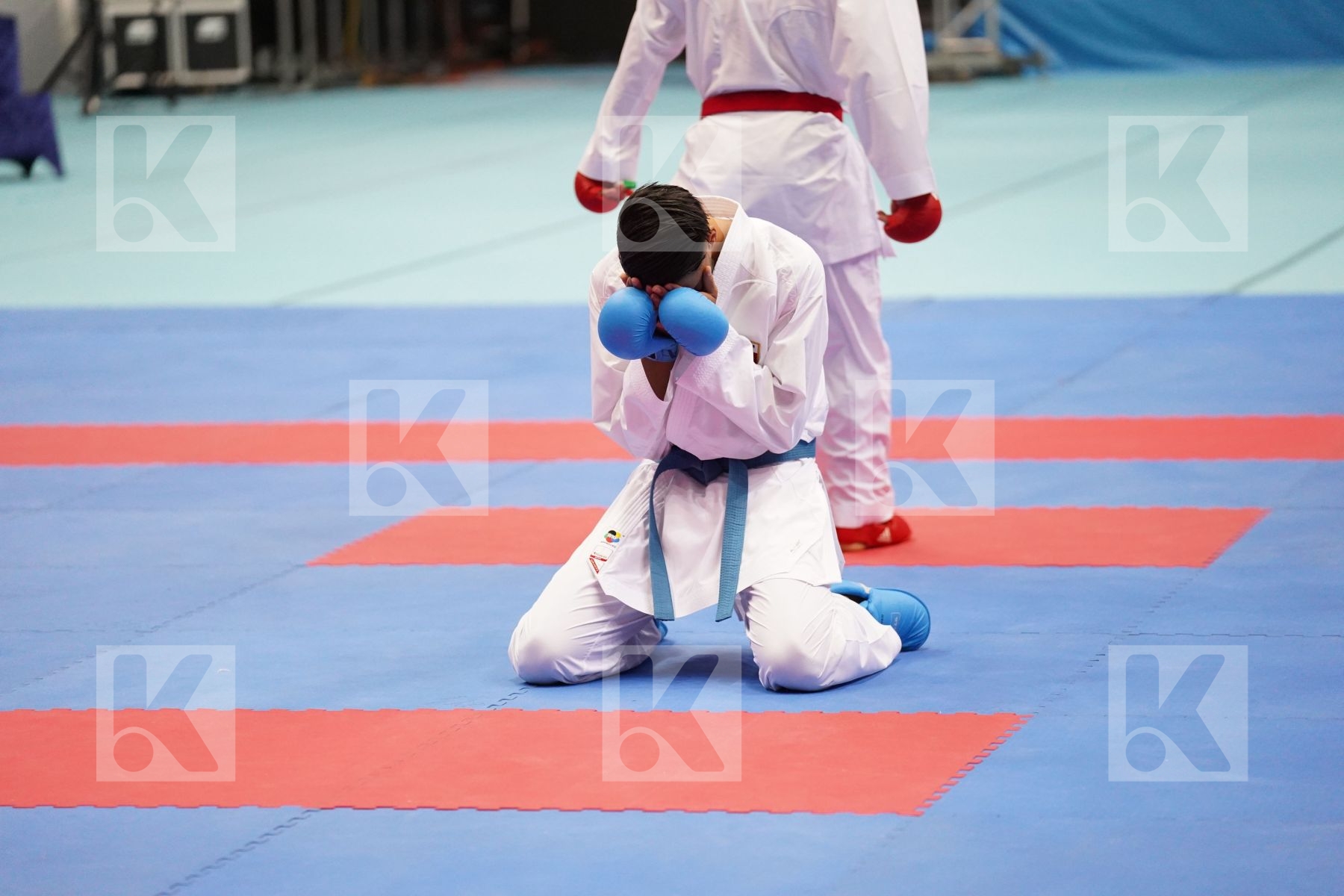 Kumite bronze bout featuring MARTINA MICHELE & DEGHALI WALID