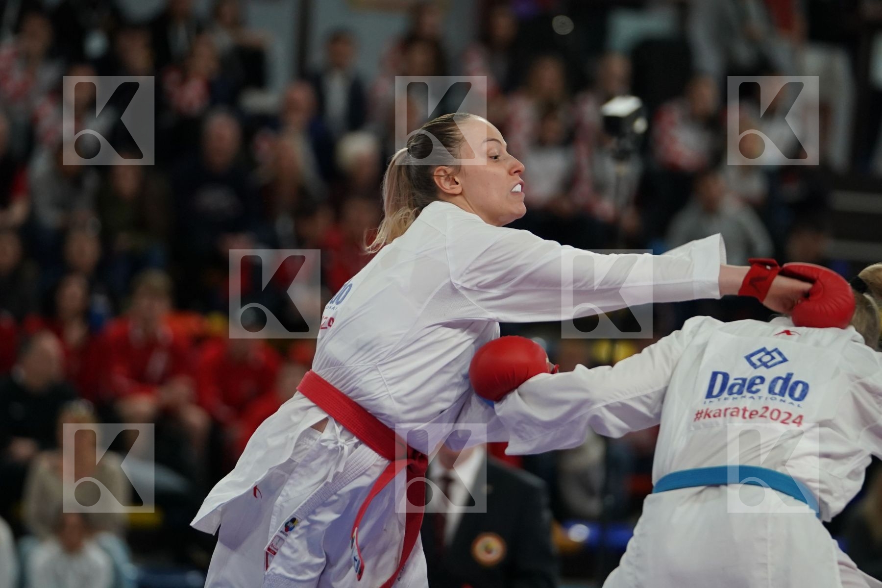 ORANA FORTESA (KOSOVO) vs KEINANEN TITTA (FINLAND) in Senior Kumite 68+ Kg - Bronze bout