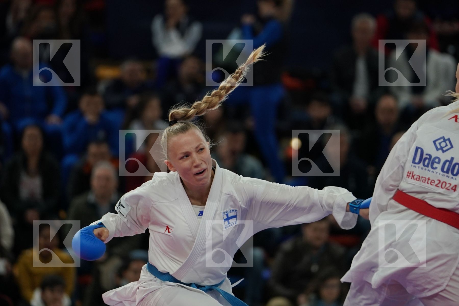 ORANA FORTESA (KOSOVO) vs KEINANEN TITTA (FINLAND) in Senior Kumite 68+ Kg - Bronze bout
