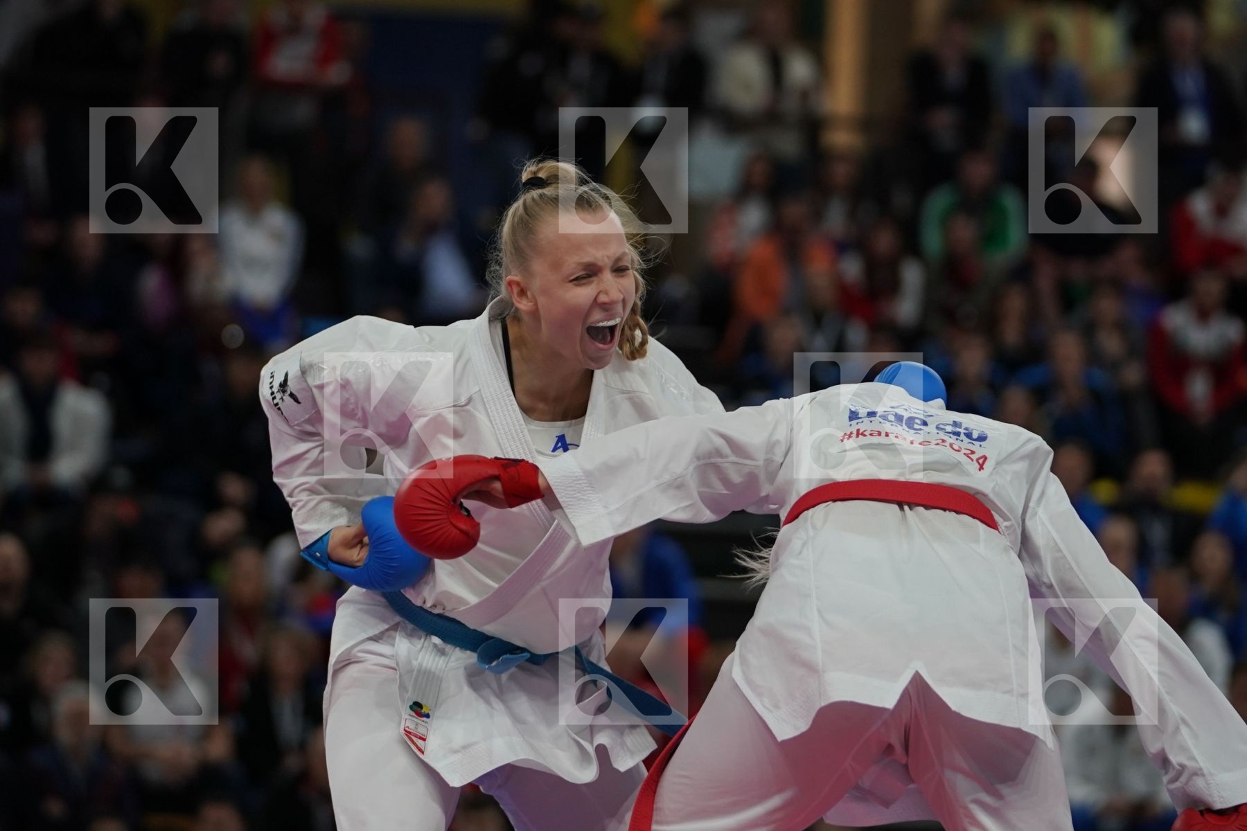 ORANA FORTESA (KOSOVO) vs KEINANEN TITTA (FINLAND) in Senior Kumite 68+ Kg - Bronze bout