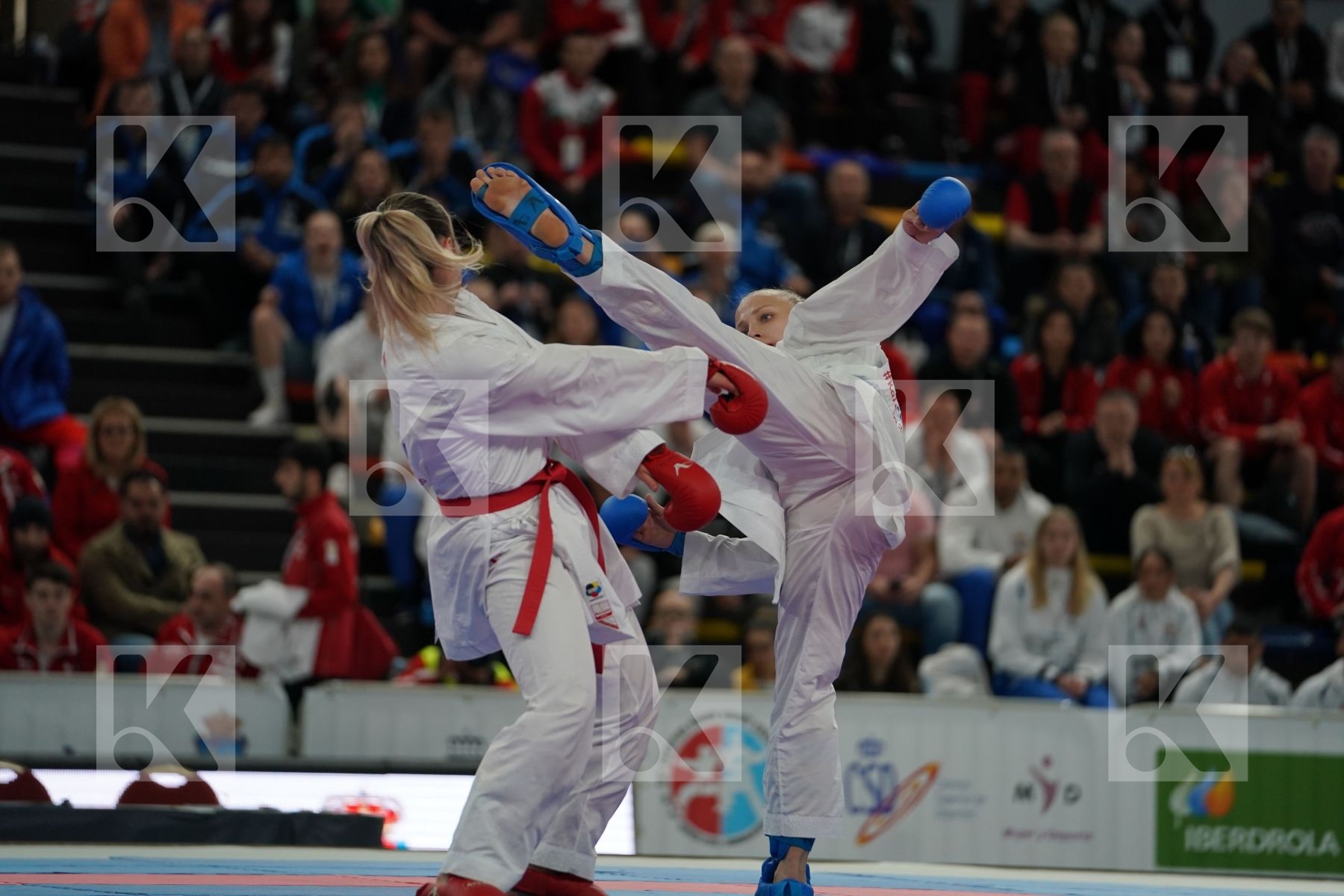 ORANA FORTESA (KOSOVO) vs KEINANEN TITTA (FINLAND) in Senior Kumite 68+ Kg - Bronze bout