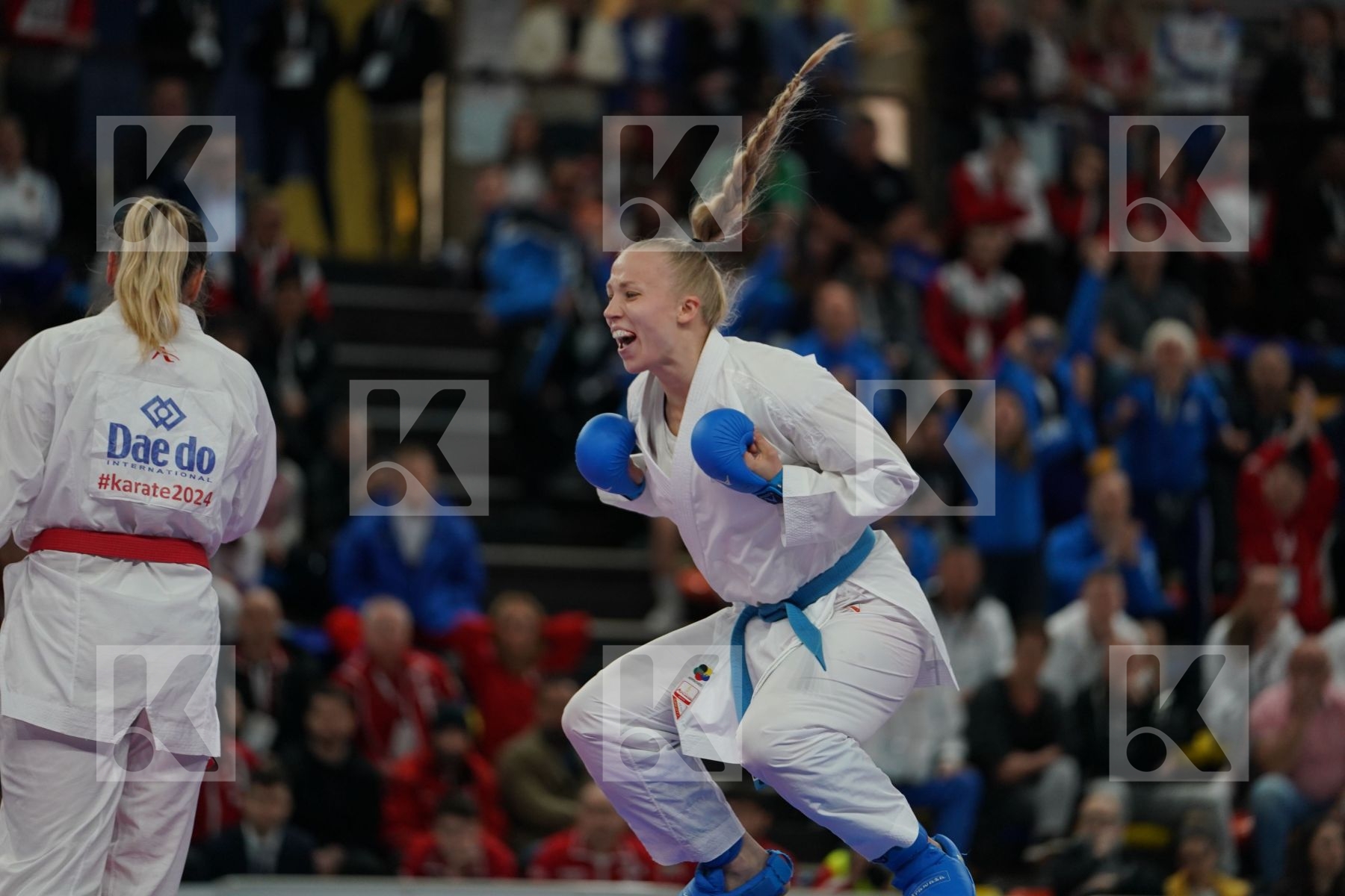 ORANA FORTESA (KOSOVO) vs KEINANEN TITTA (FINLAND) in Senior Kumite 68+ Kg - Bronze bout