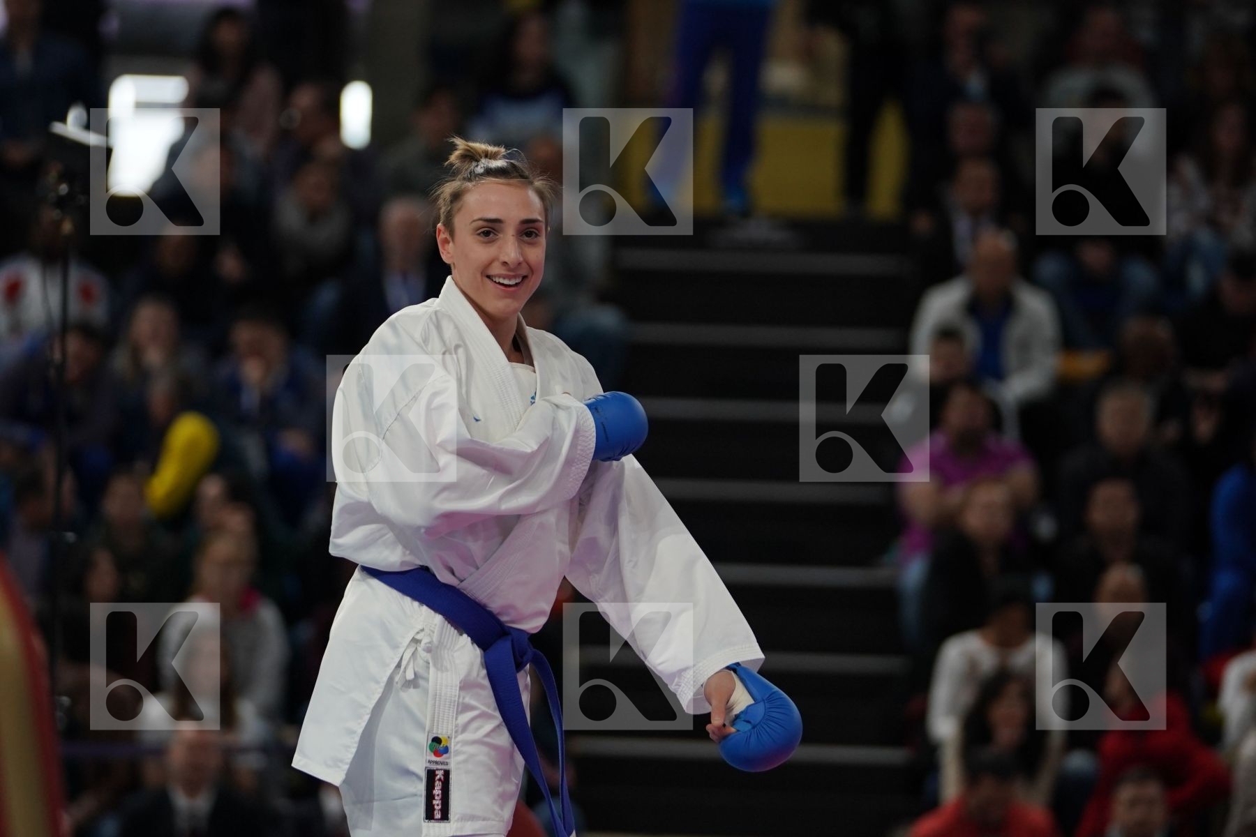 BUCHINGER ALISA (AUSTRIA) vs SEMERARO SILVIA (ITALY) in Senior Kumite -68 Kg - Bronze bout