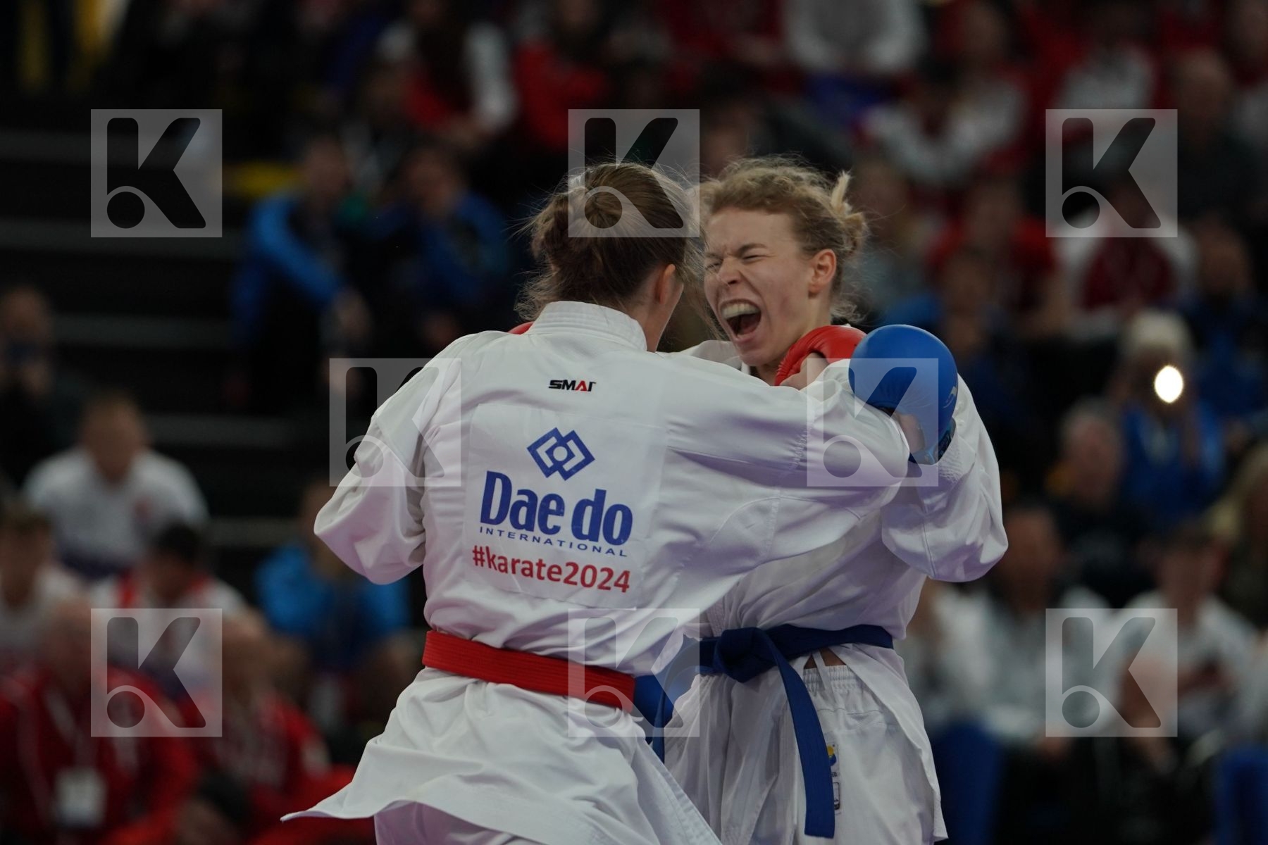 ALSTADSAETHER BETTINA (NORWAY) vs SUCHANKOVA INGRIDA (SLOVAKIA) in Junior Kumite Male -61 Kg - Bronze bout