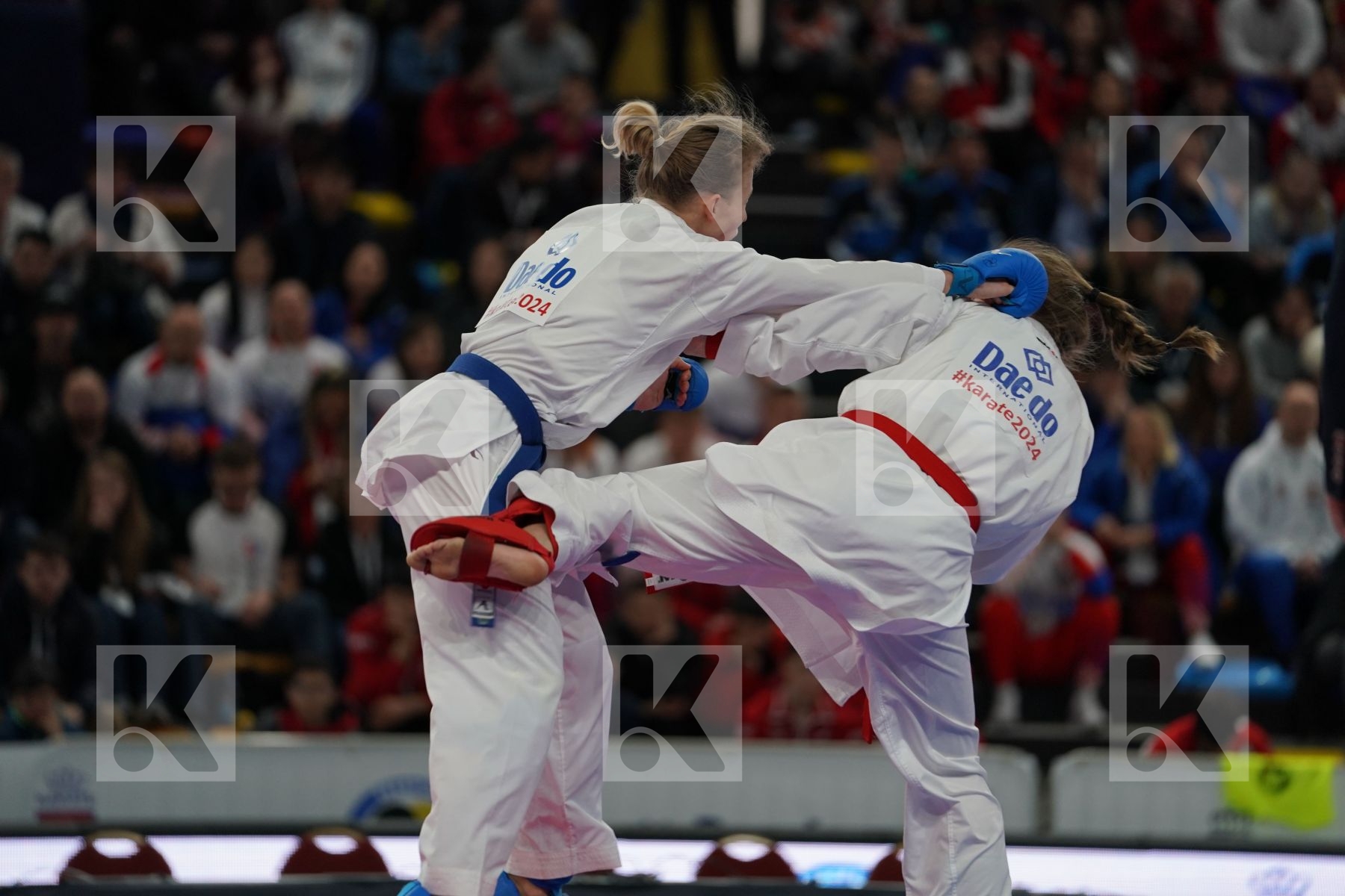 ALSTADSAETHER BETTINA (NORWAY) vs SUCHANKOVA INGRIDA (SLOVAKIA) in Junior Kumite Male -61 Kg - Bronze bout