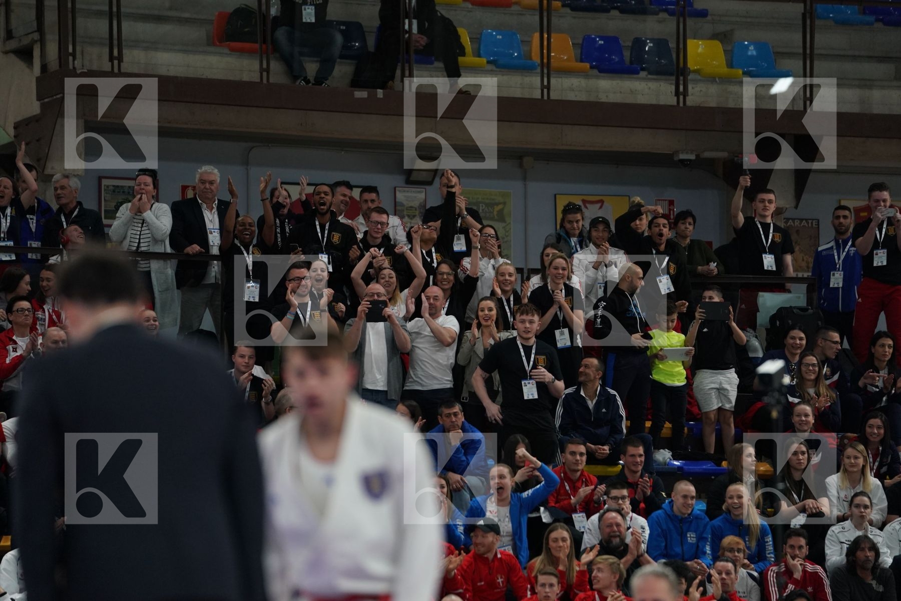 KELLAWAY JOE (ENGLAND) vs ELTEMUR ERMAN (TURKEY) in Senior Kumite -75 Kg - Bronze bout