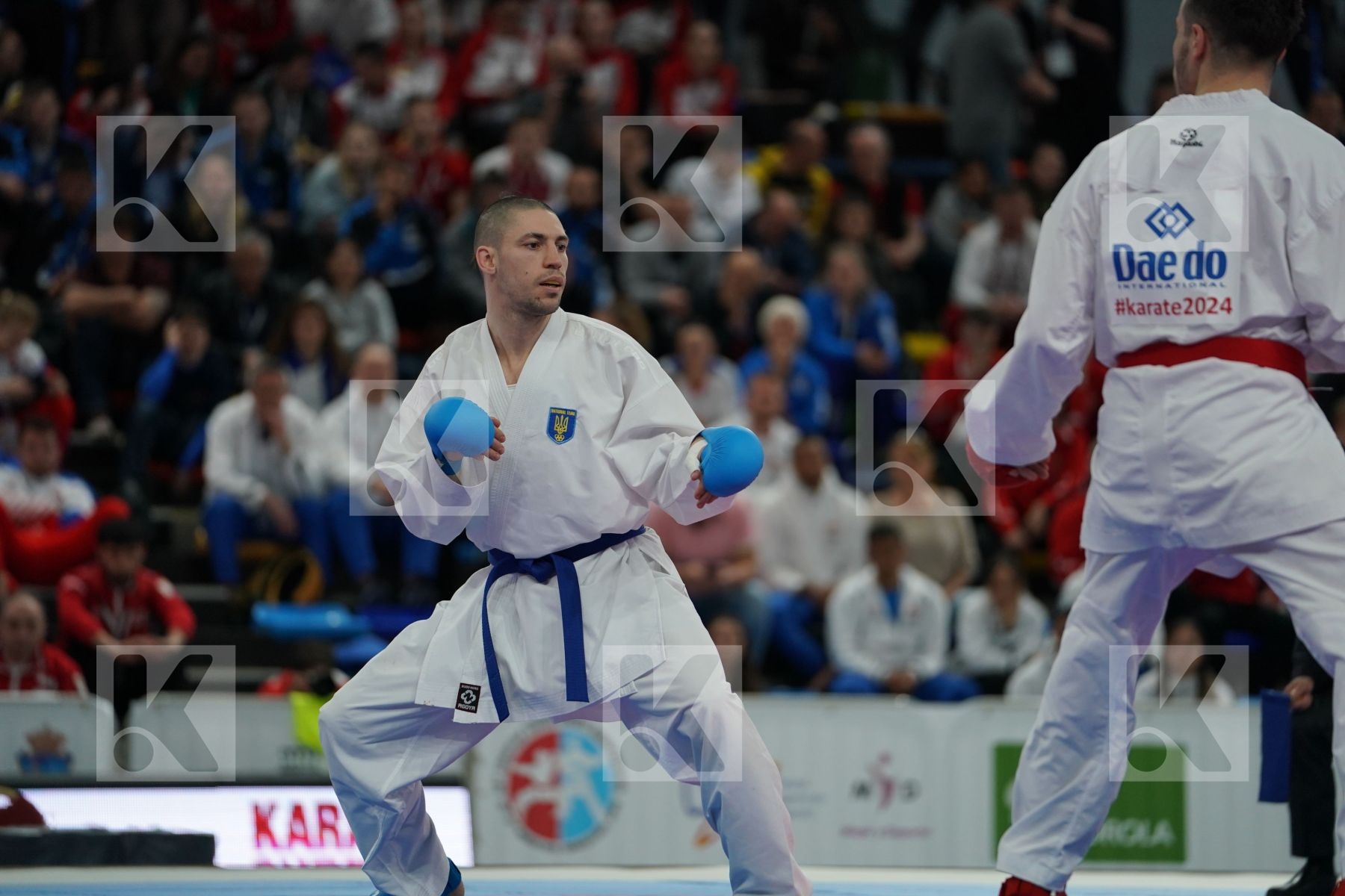 SULJIC JUSUF (BOSNIA AND HERZEGOVIA) vs HORUNA STANISLAV (UKRAINE) in Senior Kumite -75 Kg - Bronze bout