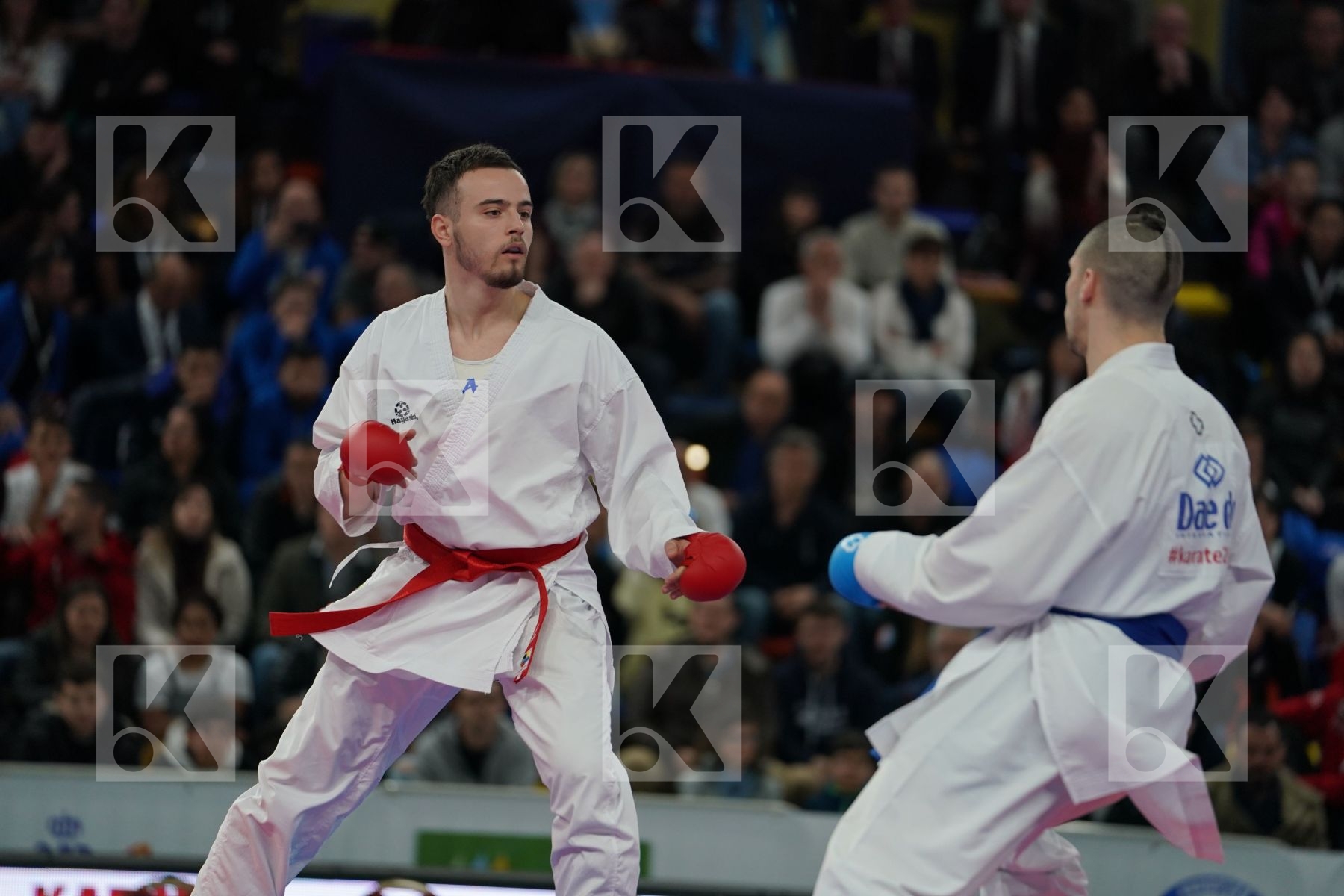 SULJIC JUSUF (BOSNIA AND HERZEGOVIA) vs HORUNA STANISLAV (UKRAINE) in Senior Kumite -75 Kg - Bronze bout