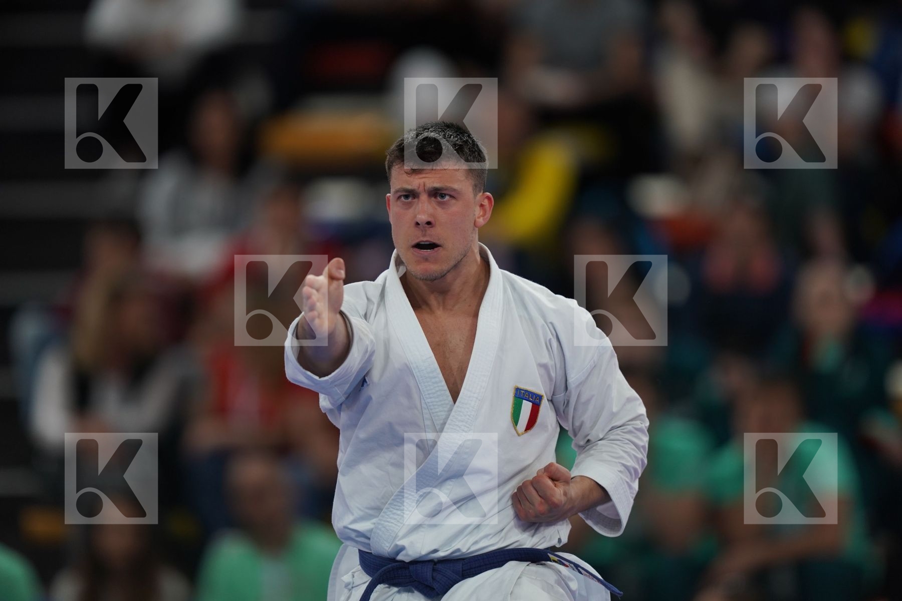 BUSATO MATTIA (ITALY) in Senior Male Kata - Bronze bout