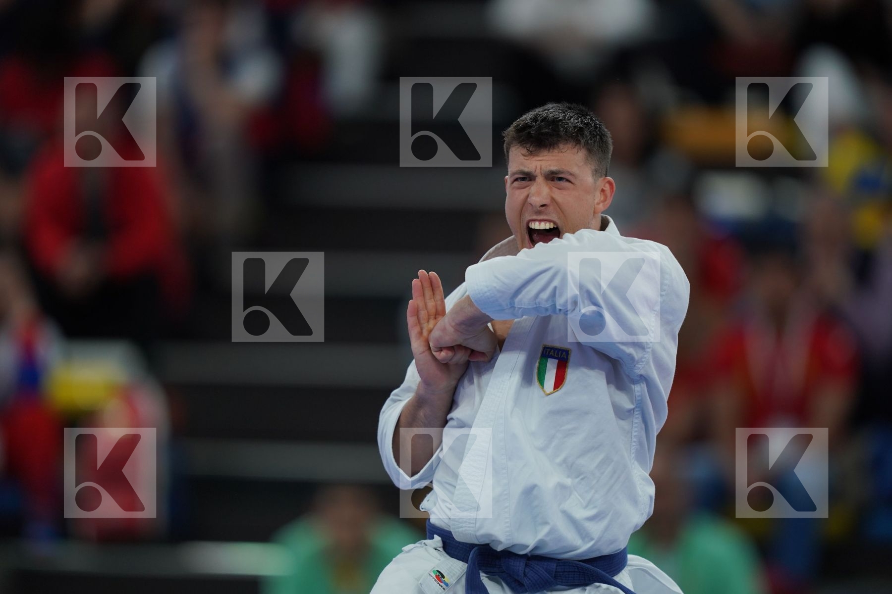 BUSATO MATTIA (ITALY) in Senior Male Kata - Bronze bout