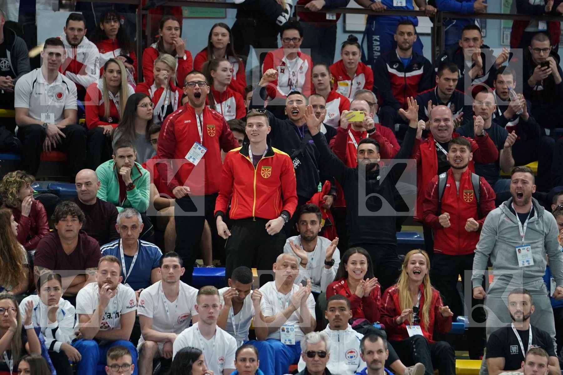 GOGOLOSI BOGDAN MARIAN FLORIN (ROUMANIA) vs PAVLOV EMIL (MACEDONIA) in Senior Kumite -60 Kg - Bronze bout