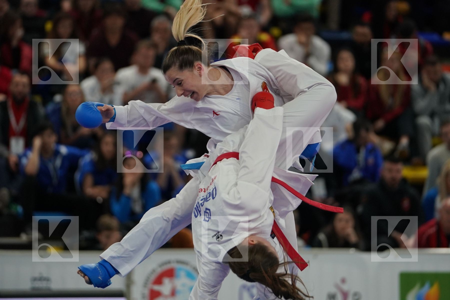 HUBRICH SHARA (GERMANY) vs OZCELIK ARAPOGLU SERAP (TURKEY) in Senior Kumite -50 Kg - Bronze bout