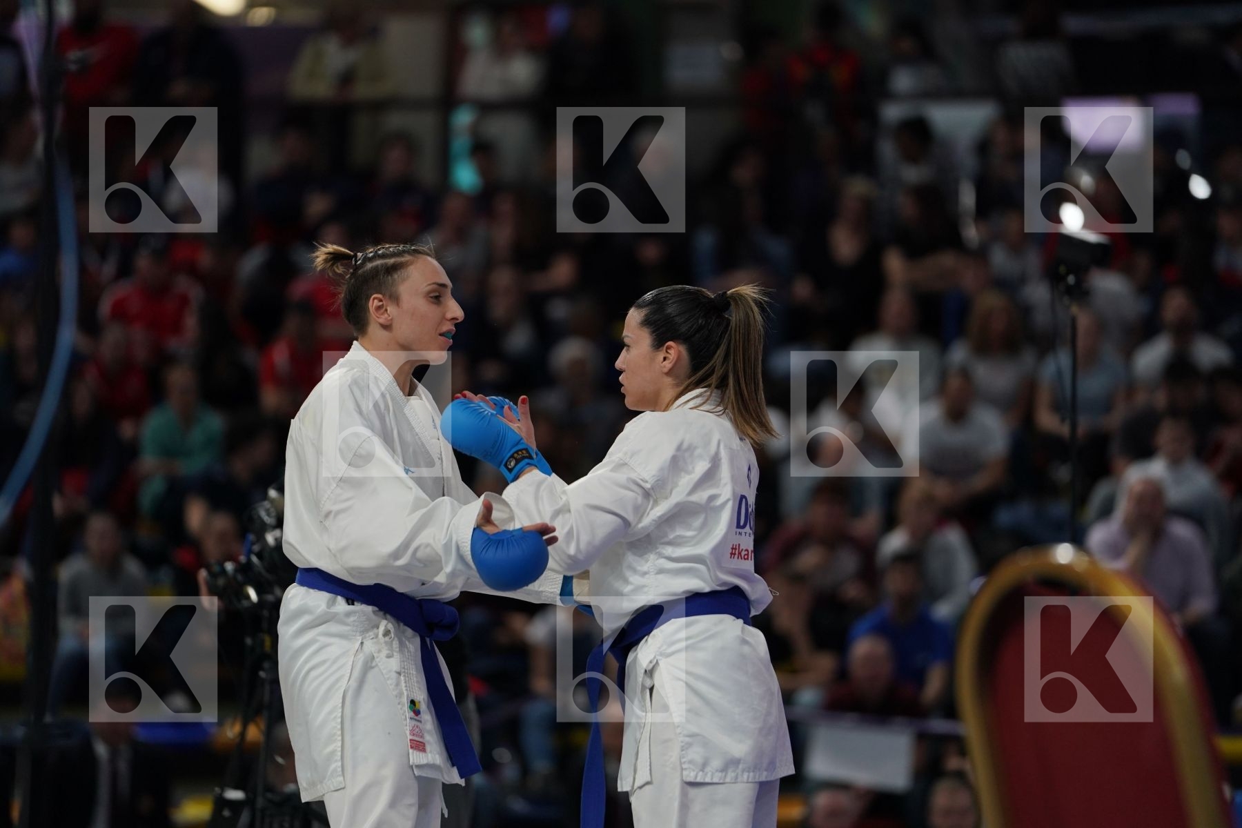 CROATIA vs ITALY in Senior Team Female Kumite - Bronze bout