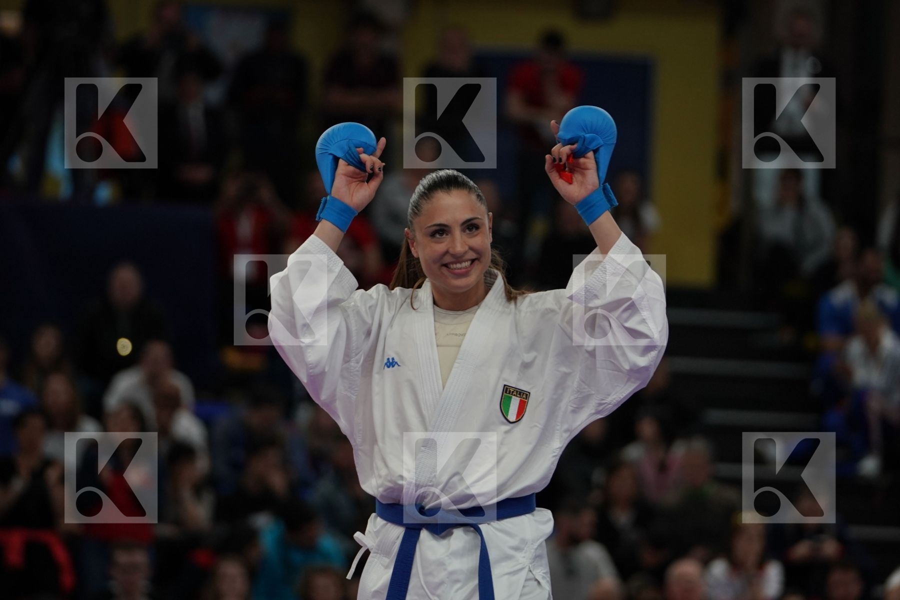CROATIA vs ITALY in Senior Team Female Kumite - Bronze bout