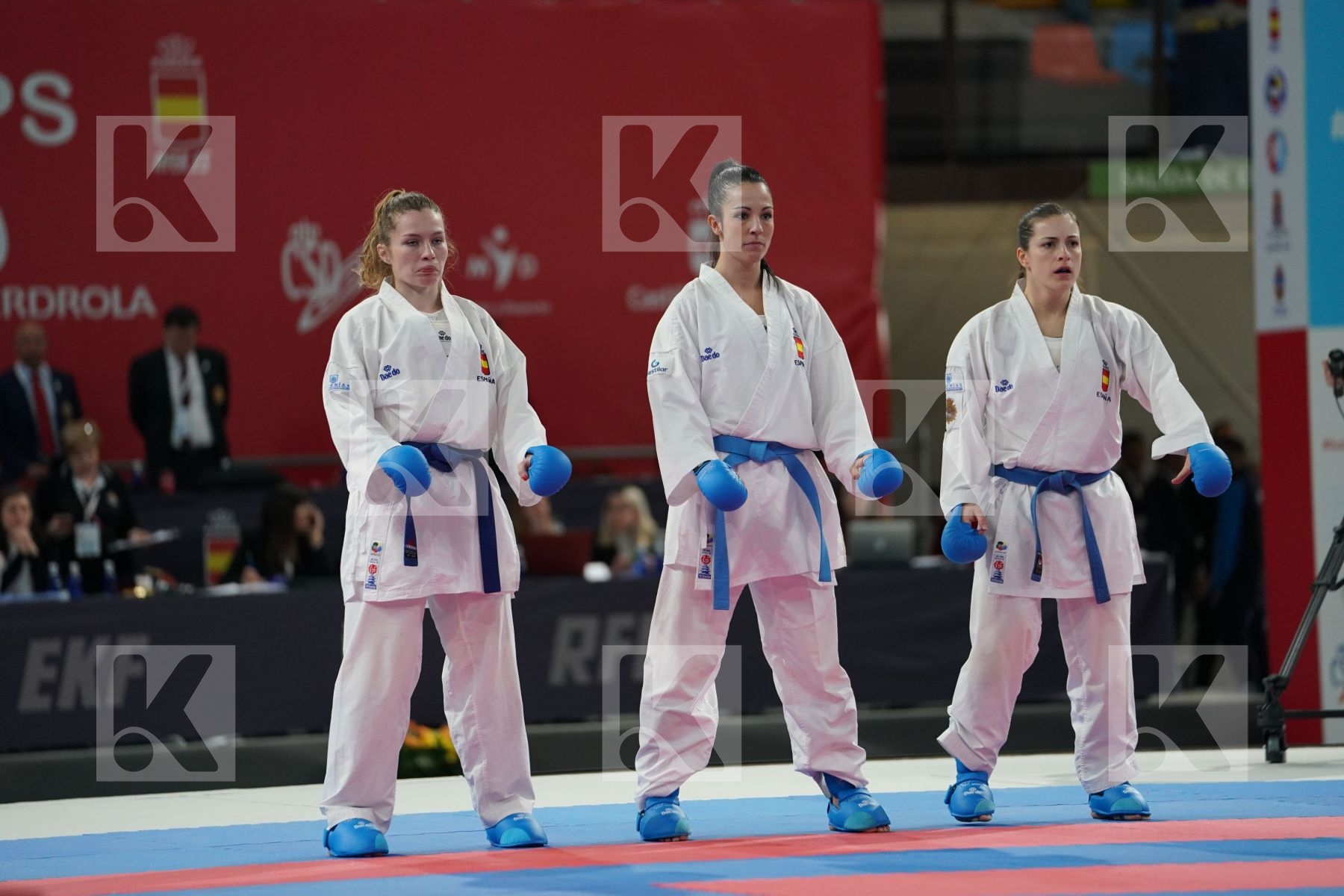 GERMANY vs ITALY in Senior Team Female Kumite - Bronze bout