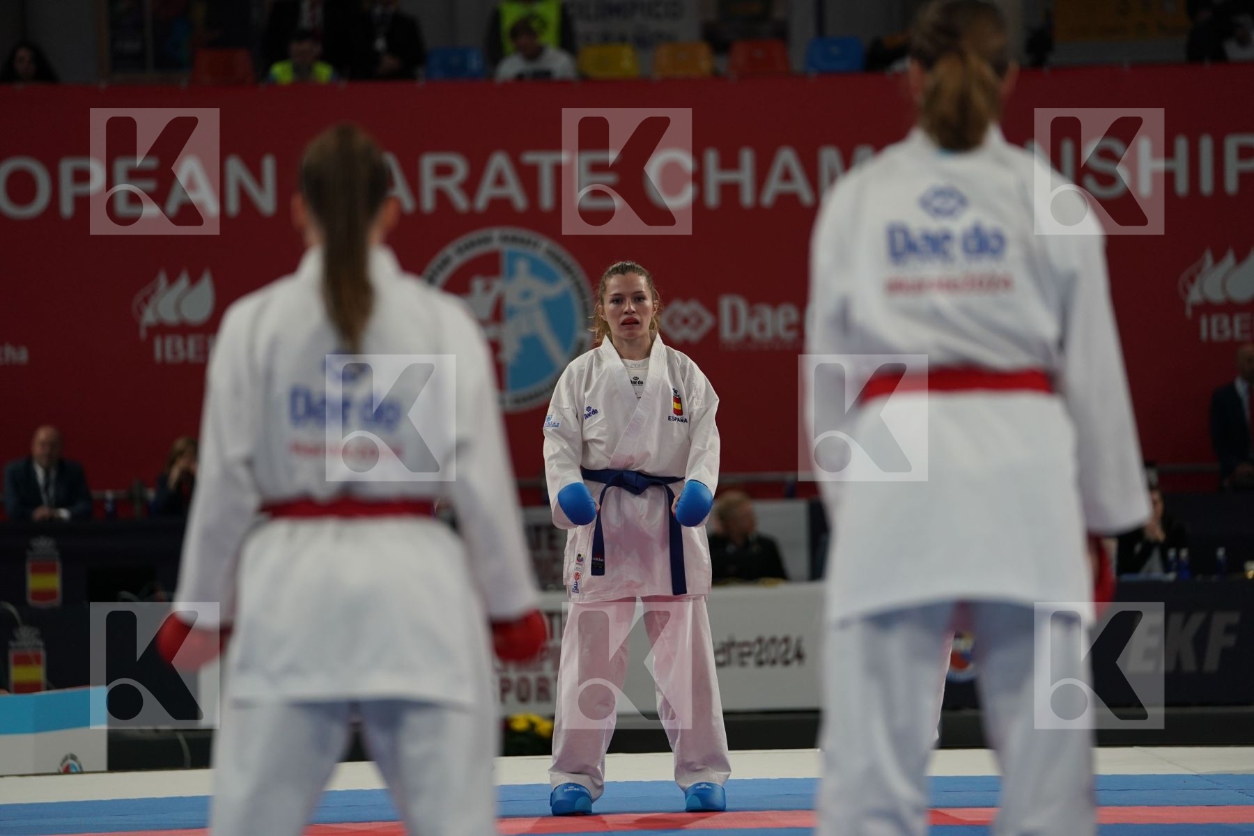 GERMANY vs ITALY in Senior Team Female Kumite - Bronze bout