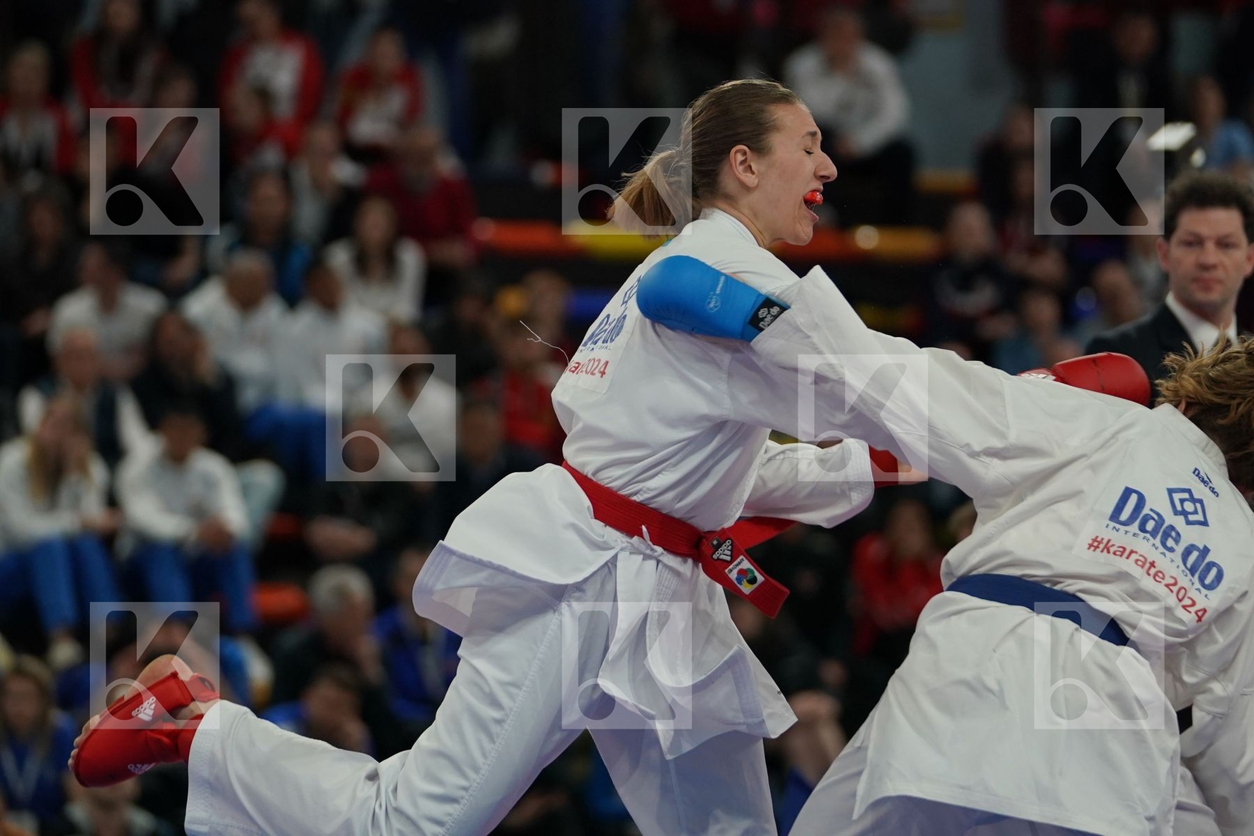 GERMANY vs ITALY in Senior Team Female Kumite - Bronze bout