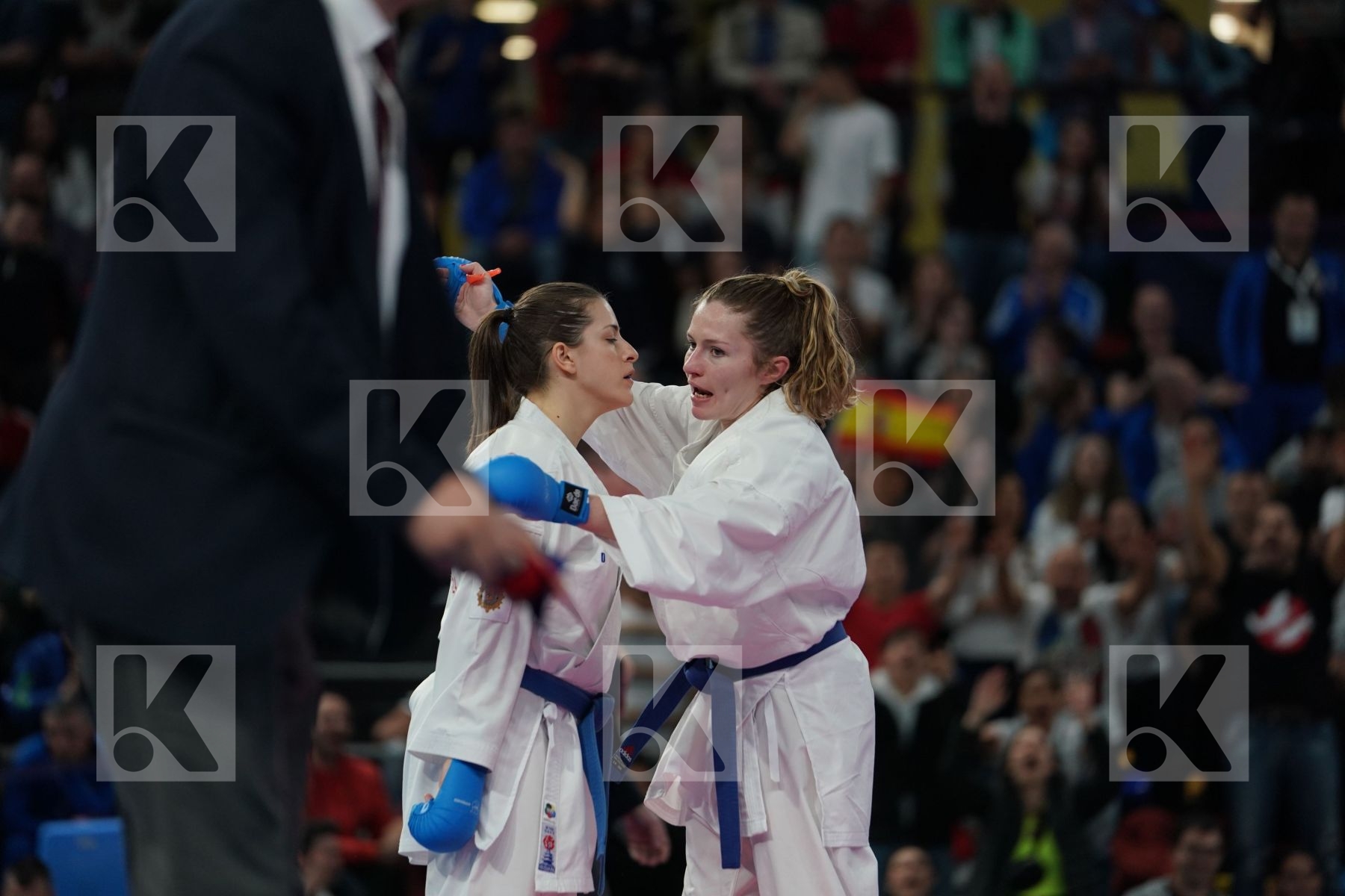 GERMANY vs ITALY in Senior Team Female Kumite - Bronze bout