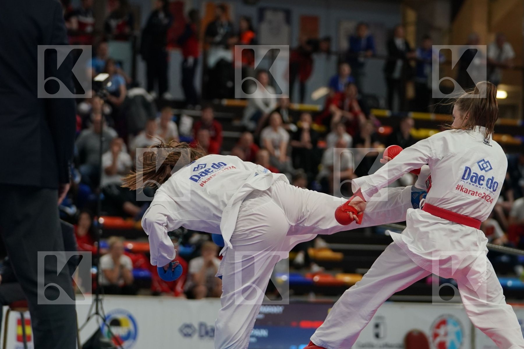 GERMANY vs ITALY in Senior Team Female Kumite - Bronze bout