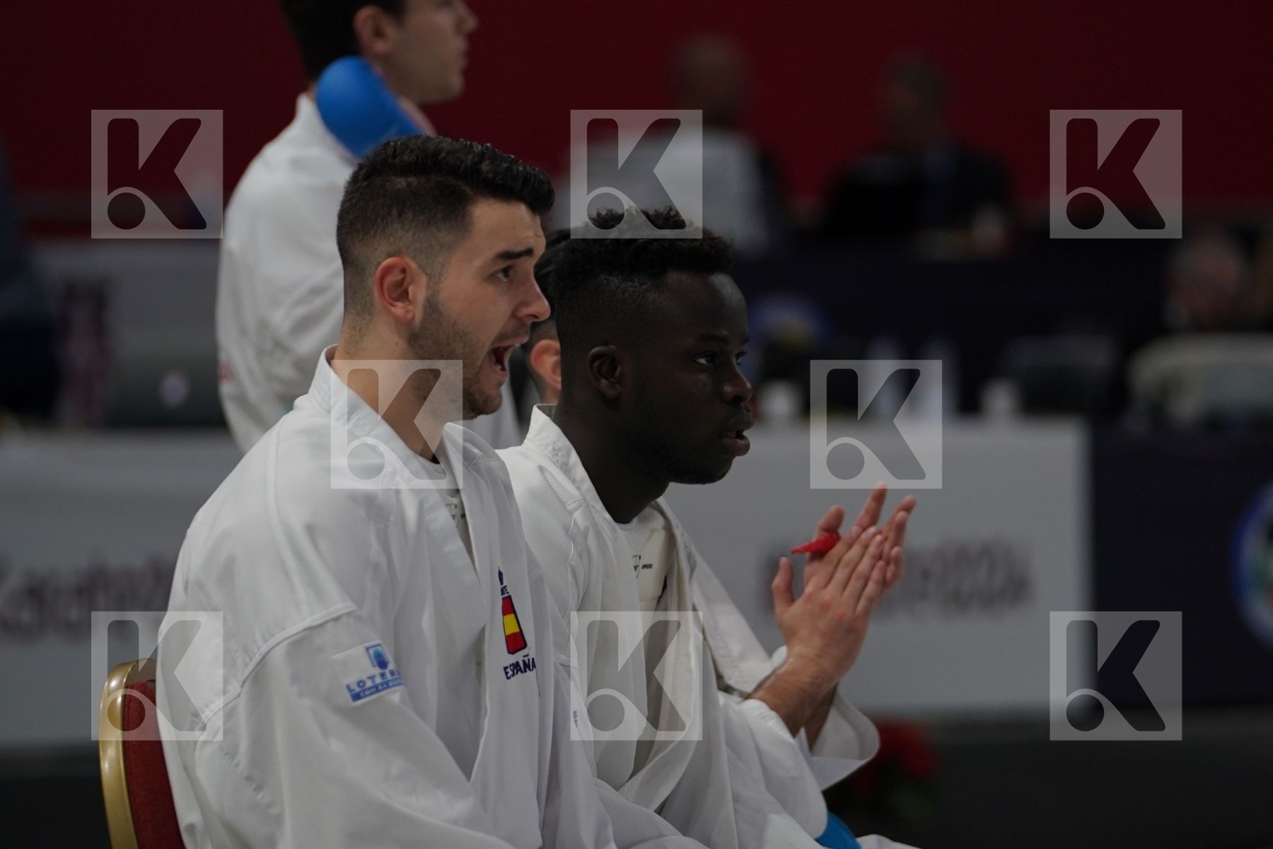 PORTUGAL vs SPAIN in Senior Team Male Kumite - Bronze bout