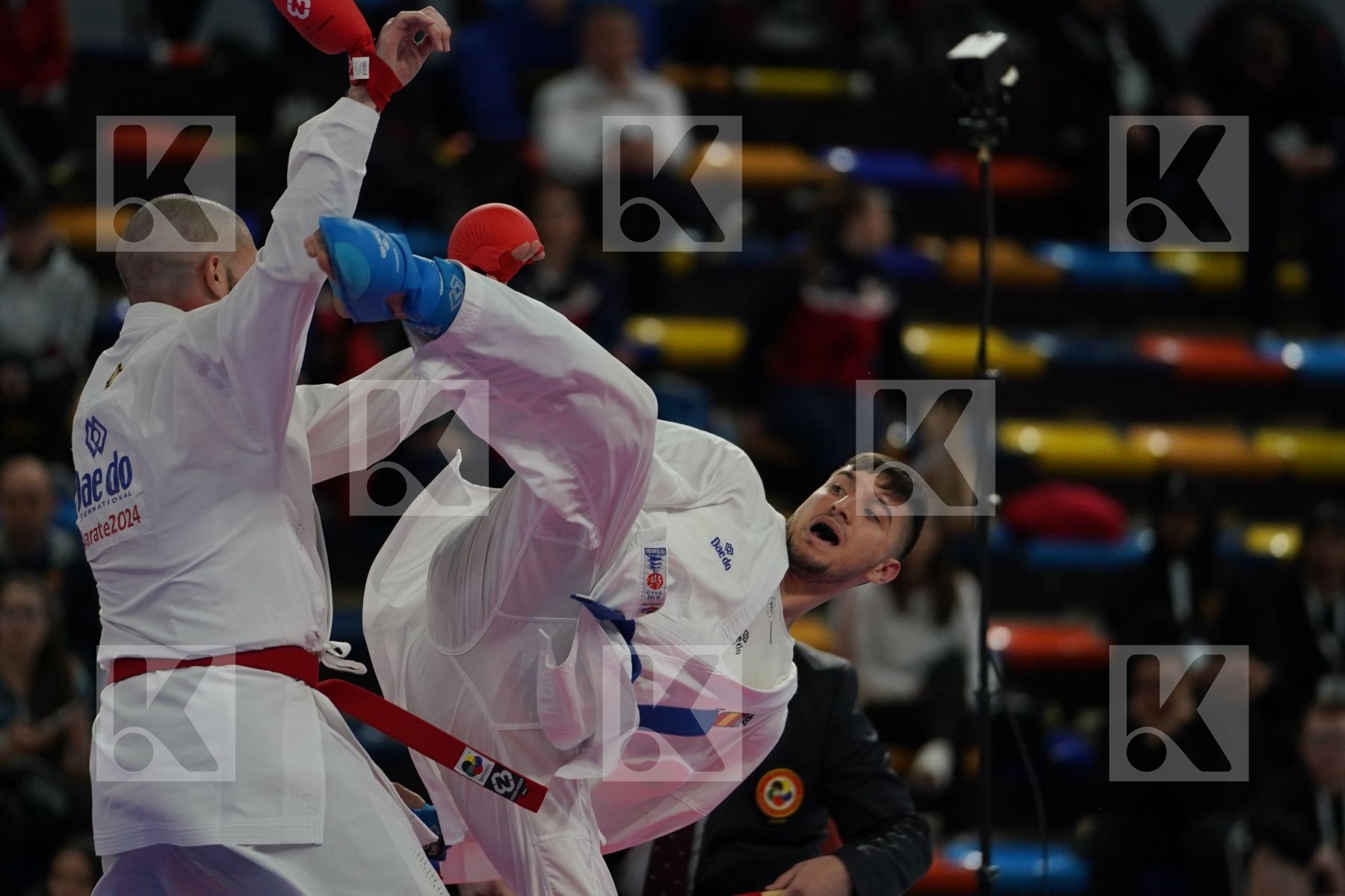 PORTUGAL vs SPAIN in Senior Team Male Kumite - Bronze bout