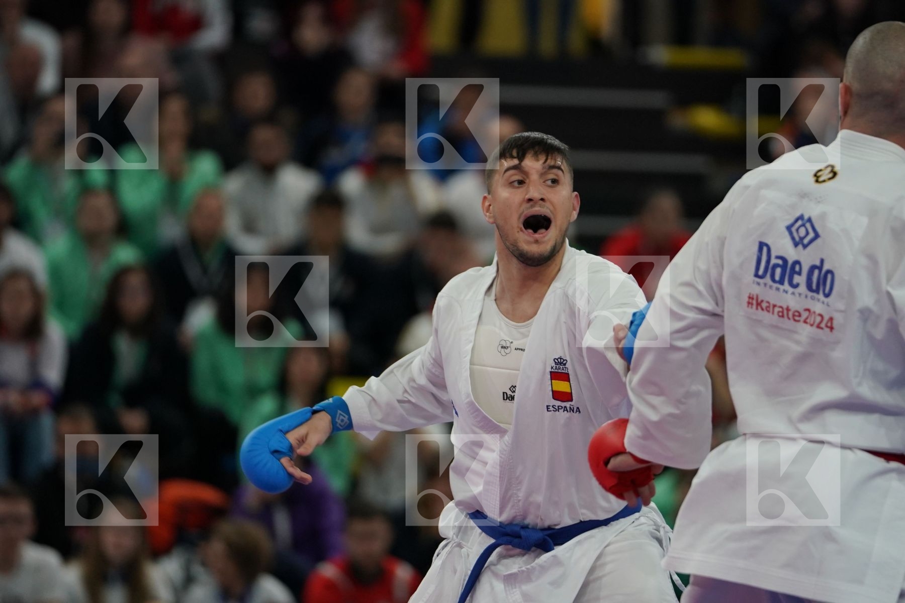 PORTUGAL vs SPAIN in Senior Team Male Kumite - Bronze bout