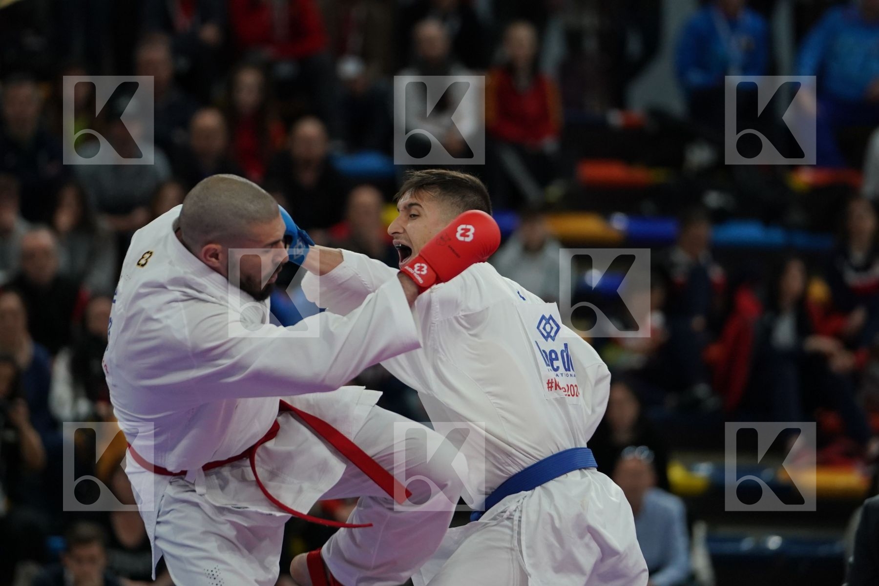 PORTUGAL vs SPAIN in Senior Team Male Kumite - Bronze bout