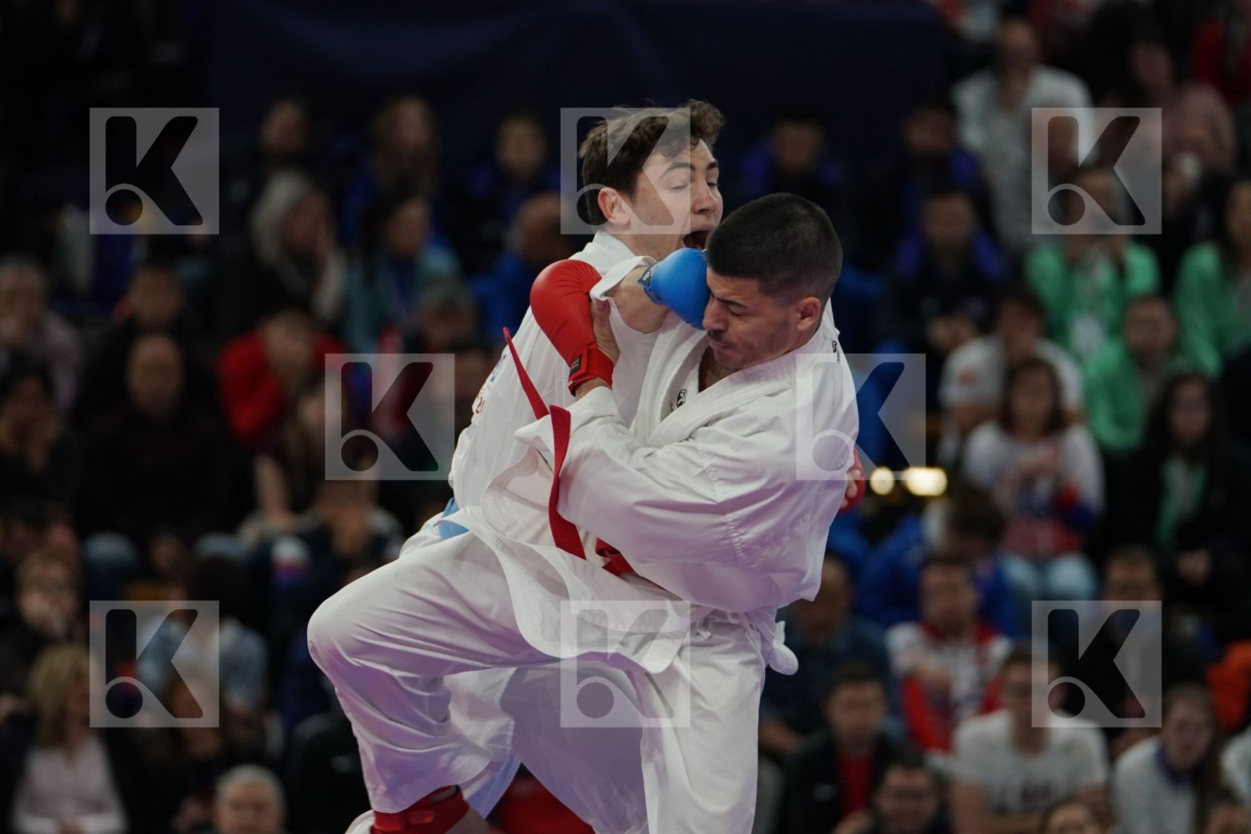PORTUGAL vs SPAIN in Senior Team Male Kumite - Bronze bout