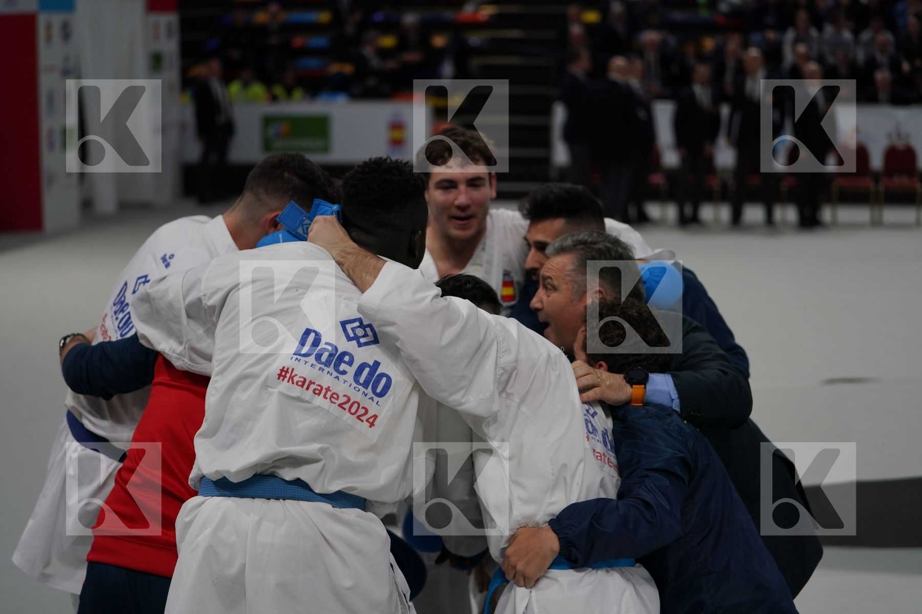 PORTUGAL vs SPAIN in Senior Team Male Kumite - Bronze bout