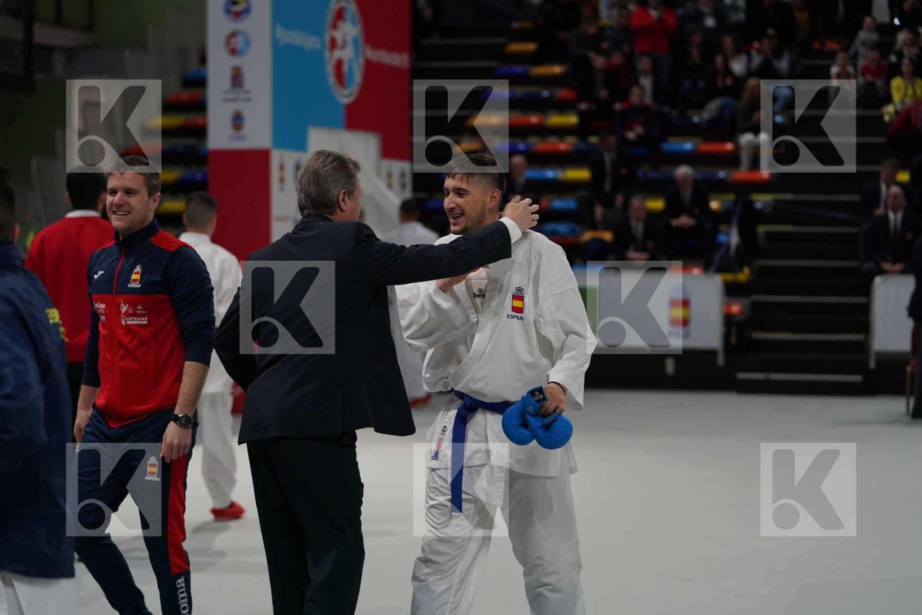 PORTUGAL vs SPAIN in Senior Team Male Kumite - Bronze bout