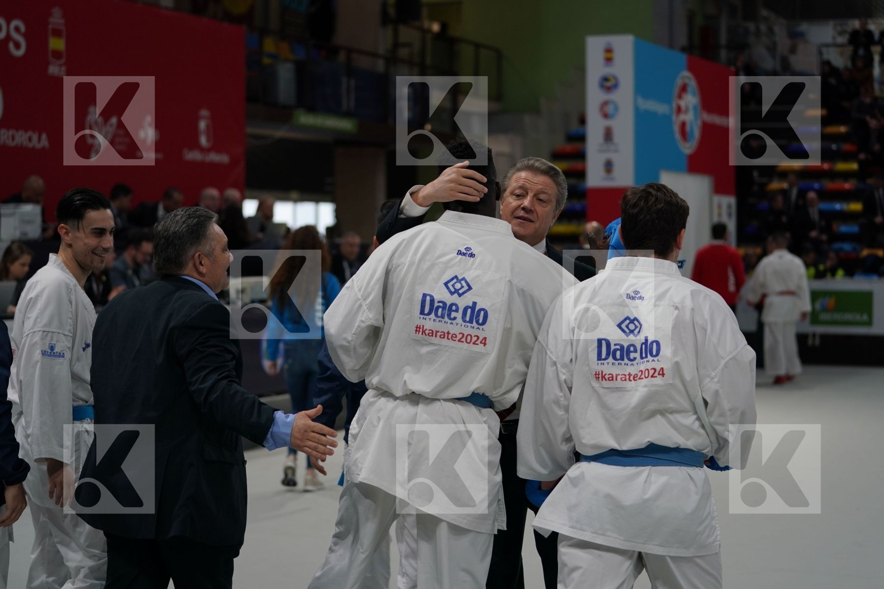 PORTUGAL vs SPAIN in Senior Team Male Kumite - Bronze bout