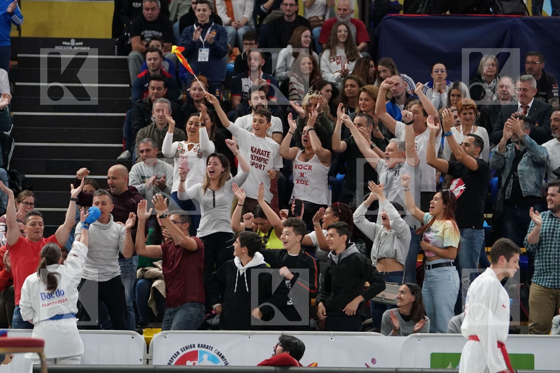 CHATZILIADOU ELENI (GREECE) vs PALACIO GONZALEZ LAURA (SPAIN) in Senior Kumite 68+ Kg - Final bout