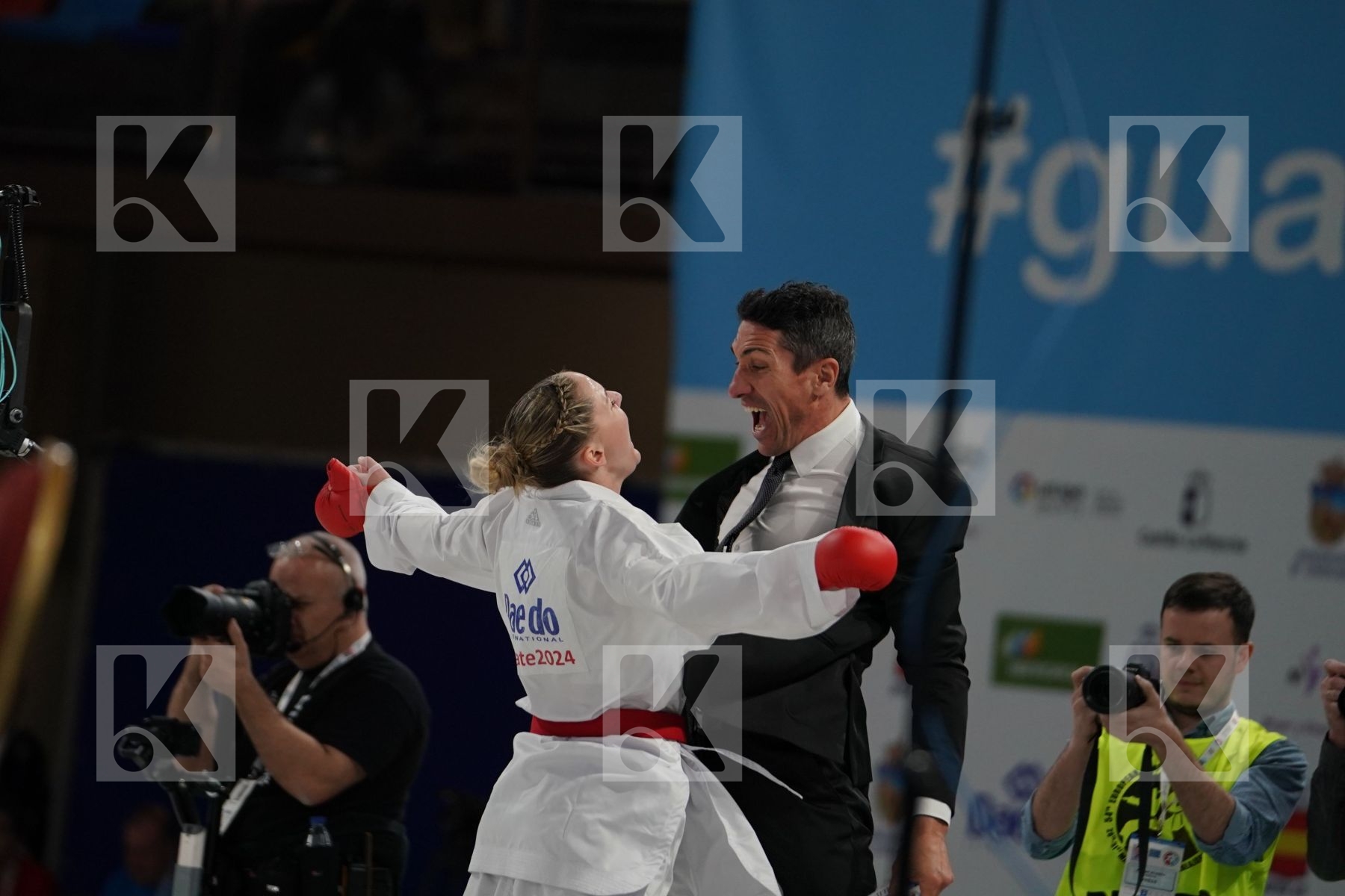 AGIER ALIZEE (FRANCE) vs QUIRICI ELENA (SWITZERLAND) in Senior Kumite -68 Kg - Final bout