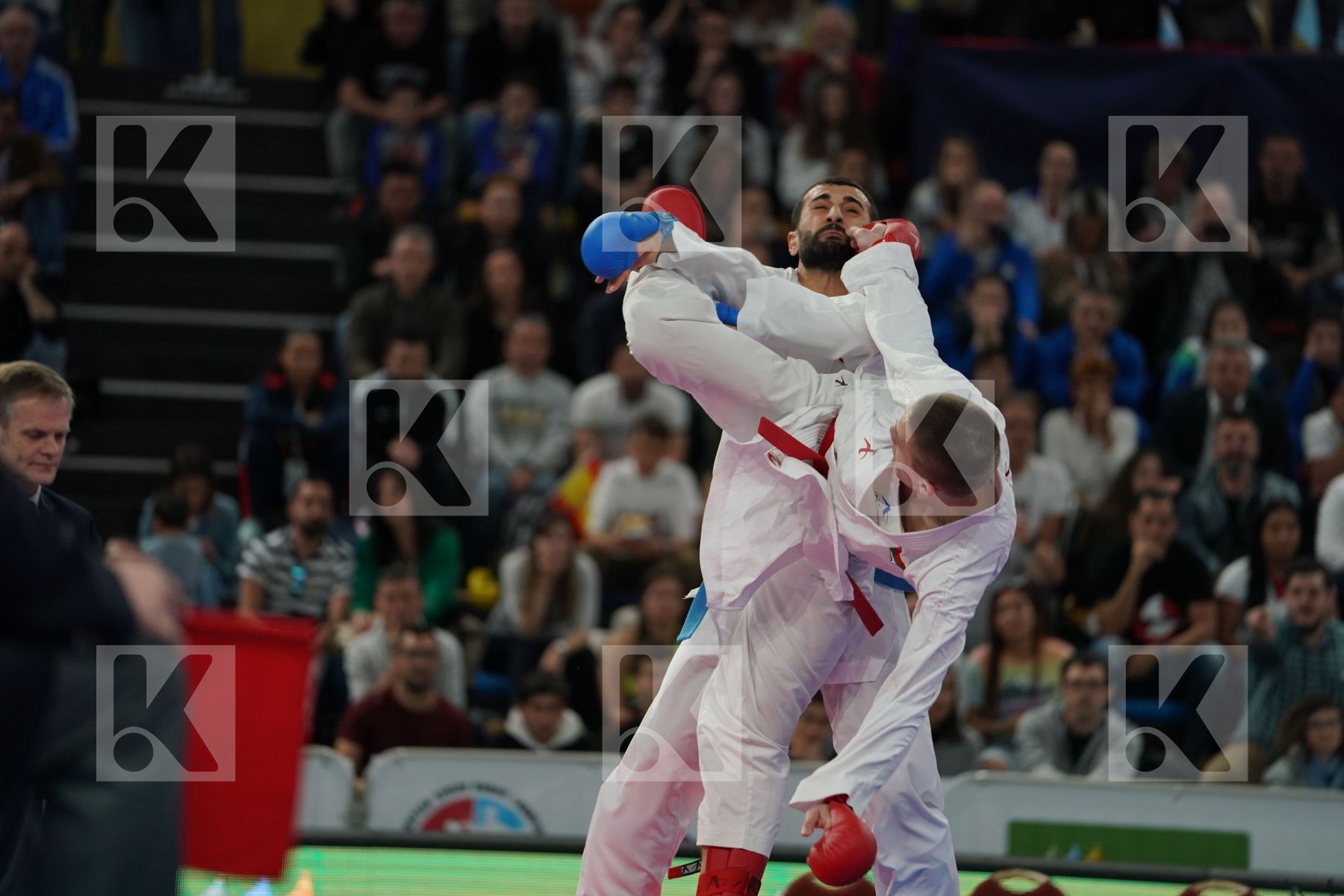 ISAKAU ANTON (BELARUS) vs AKTAS UGUR (TURKEY) in Senior Kumite -84 Kg - Final bout