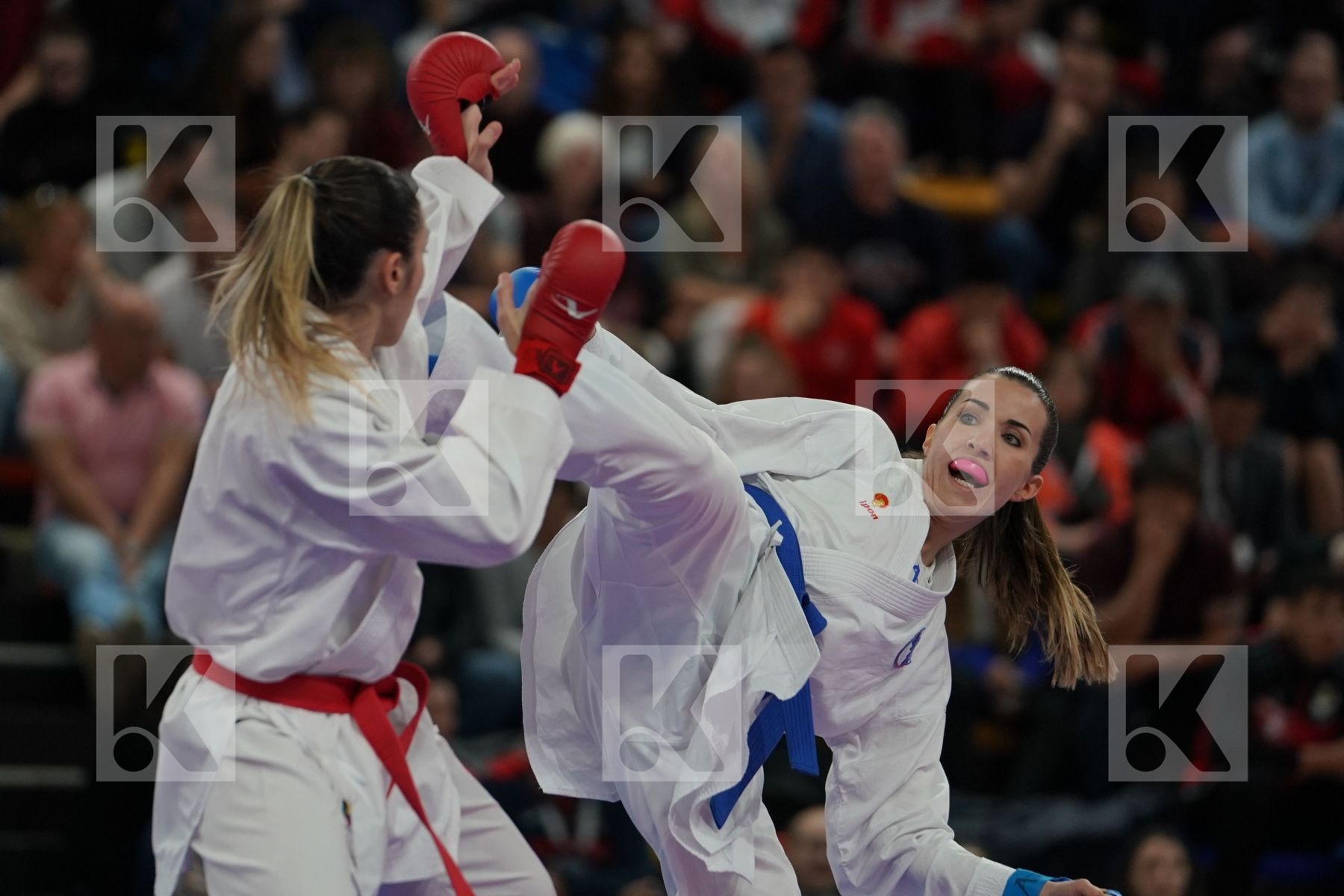 COBAN MERVE (TURKEY) vs RISTIC TJASA (SLOVENIA) in Senior Kumite -61 Kg - Final bout