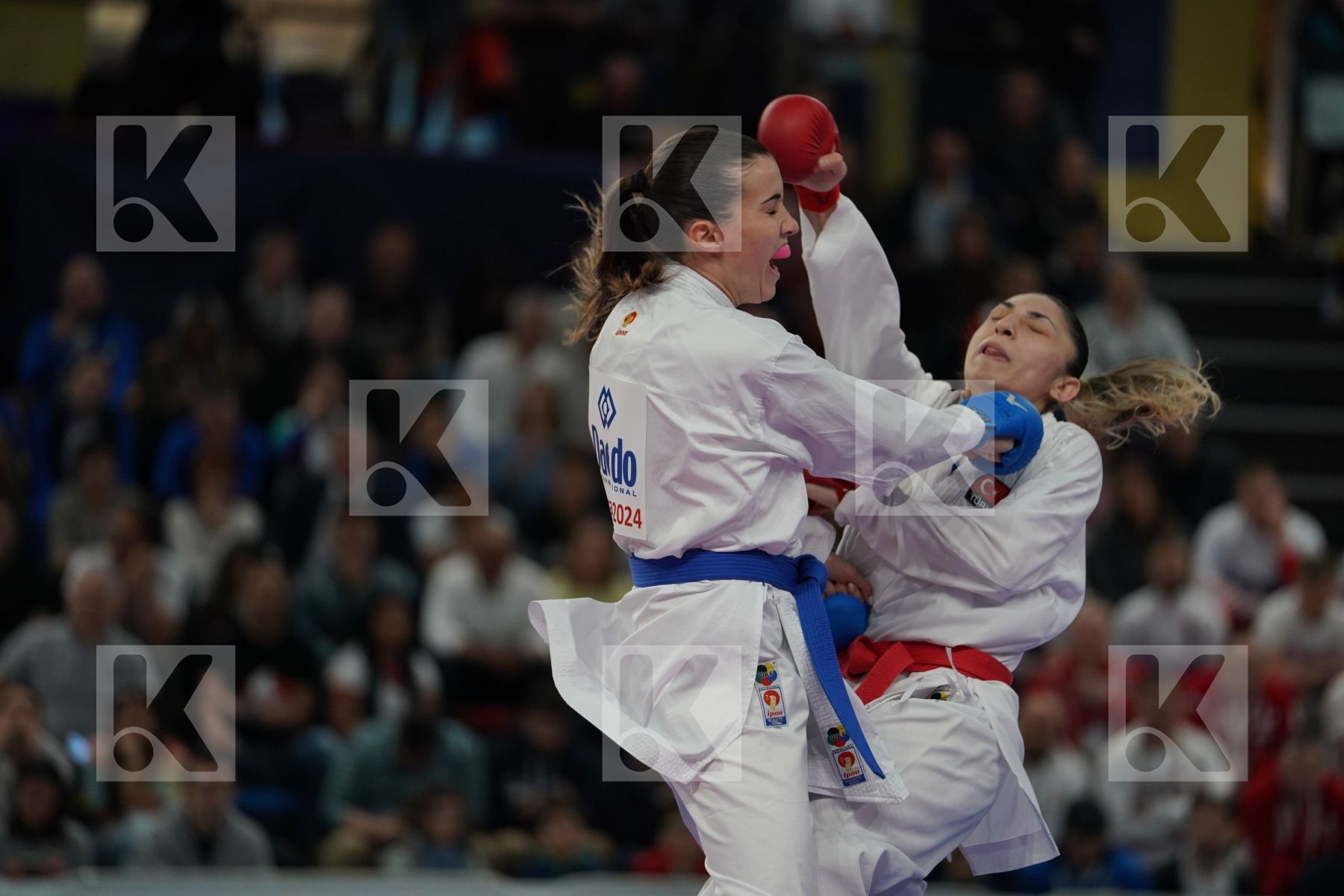 COBAN MERVE (TURKEY) vs RISTIC TJASA (SLOVENIA) in Senior Kumite -61 Kg - Final bout