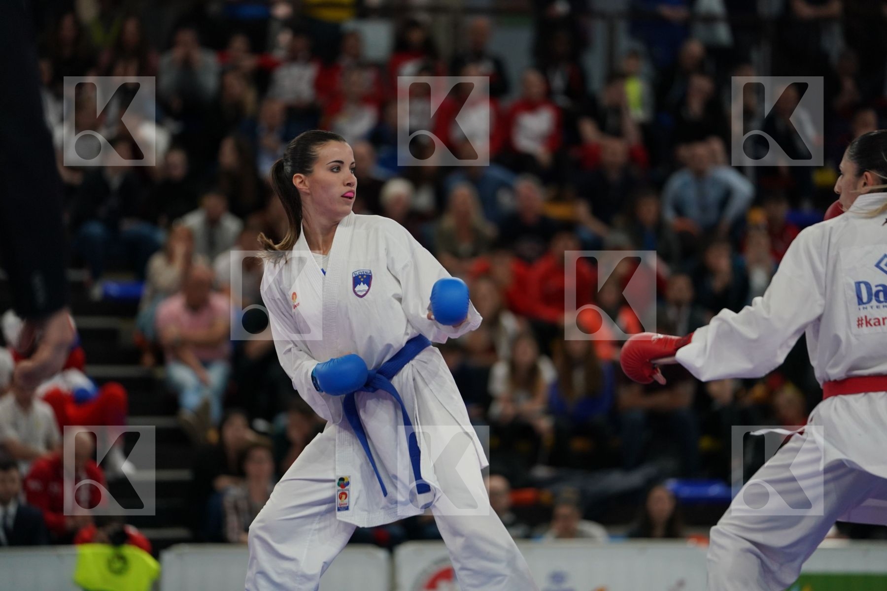 COBAN MERVE (TURKEY) vs RISTIC TJASA (SLOVENIA) in Senior Kumite -61 Kg - Final bout