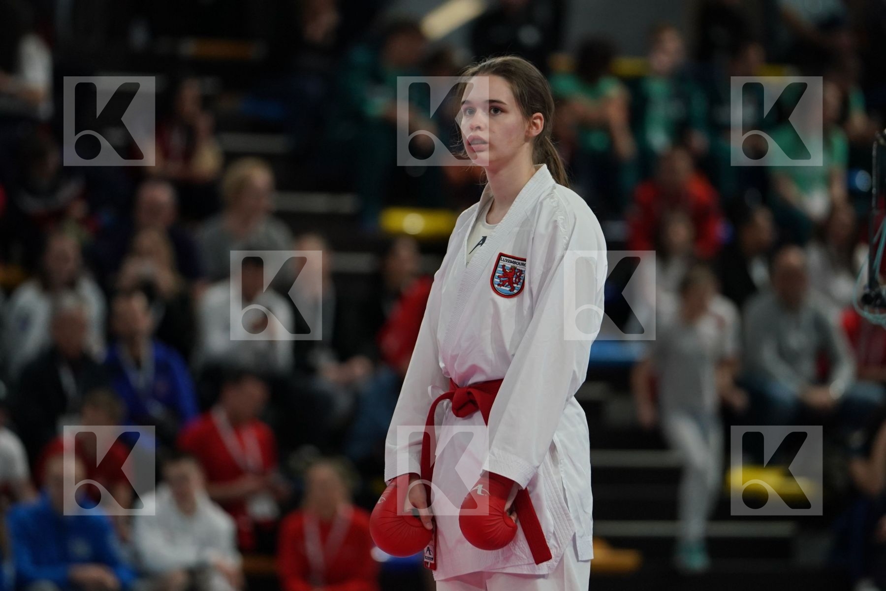 WARLING JENNIFER (LUXEMBOURG) vs YAKAN TUBA (TURKEY) in Senior Kumite -55 Kg - Final bout
