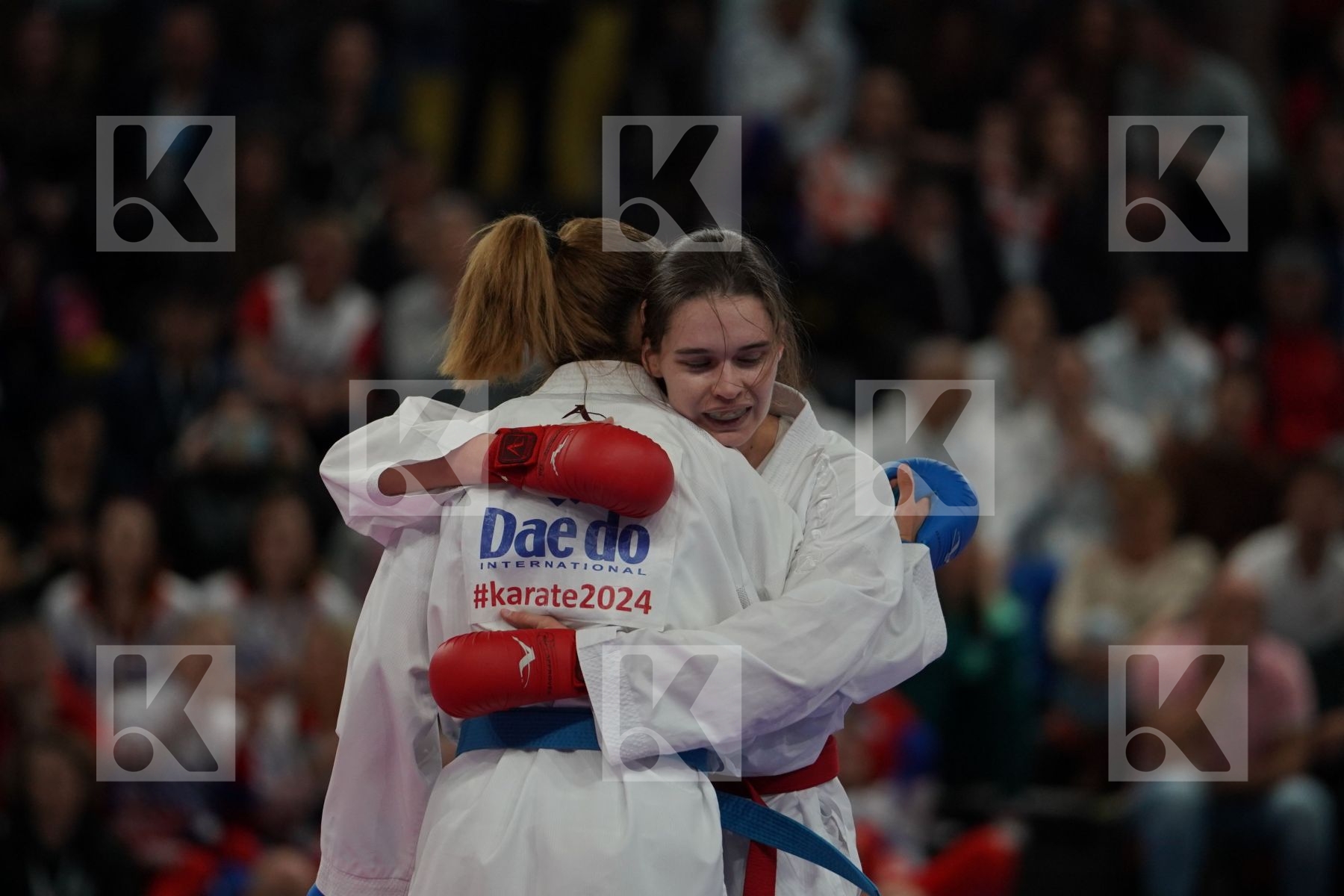 WARLING JENNIFER (LUXEMBOURG) vs YAKAN TUBA (TURKEY) in Senior Kumite -55 Kg - Final bout