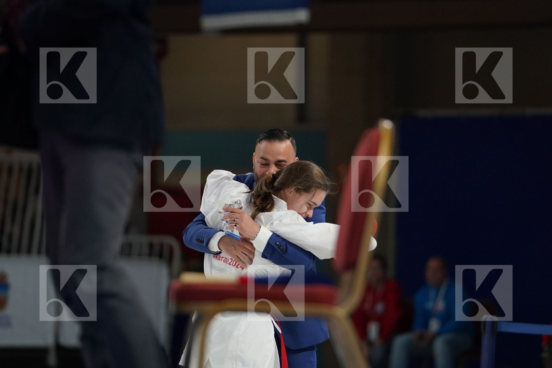 WARLING JENNIFER (LUXEMBOURG) vs YAKAN TUBA (TURKEY) in Senior Kumite -55 Kg - Final bout