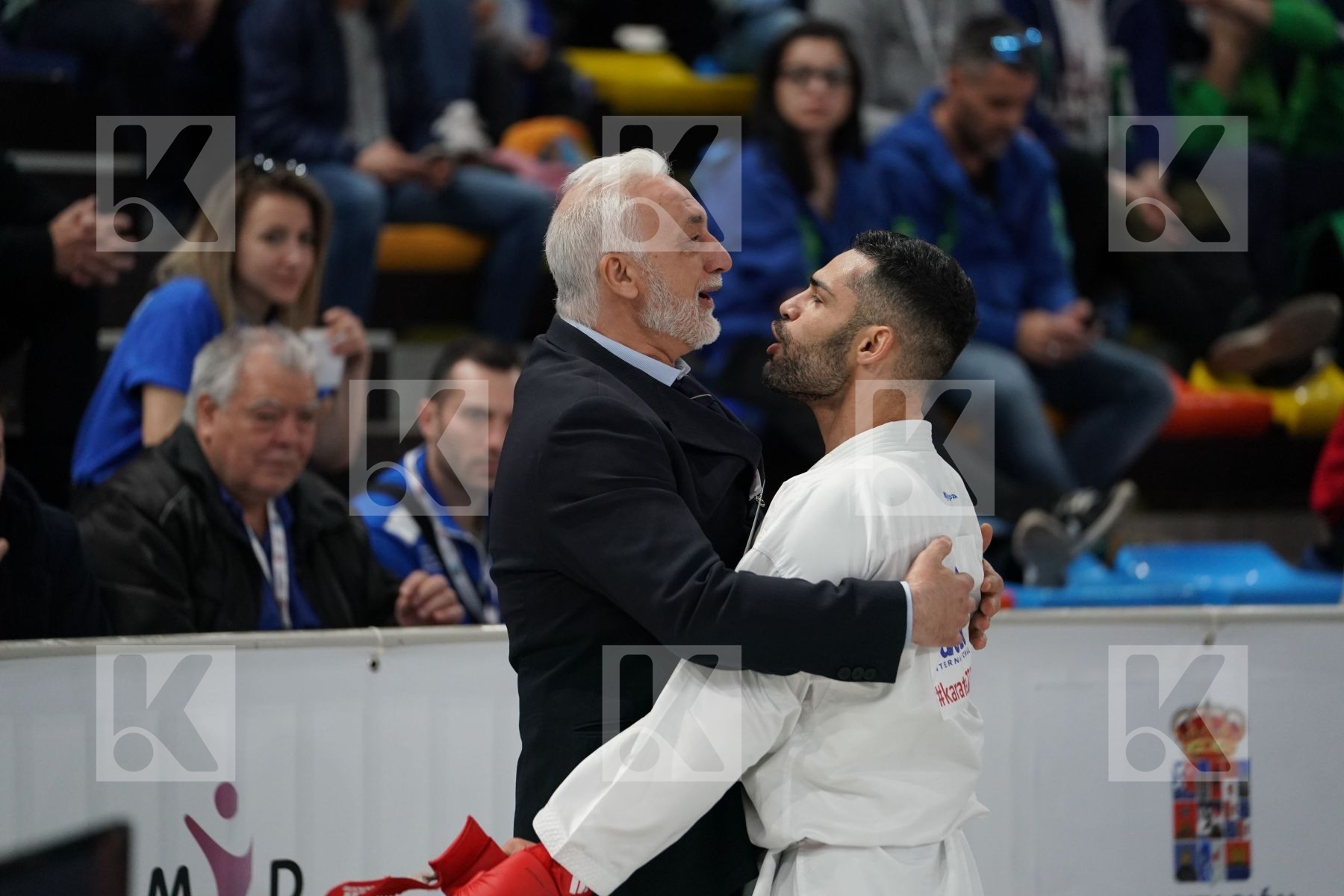 BUSA LUIGI (ITALY) vs AGHAYEV RAFAEL (AZERBAIJAN) in Senior Kumite -75 Kg - Final bout