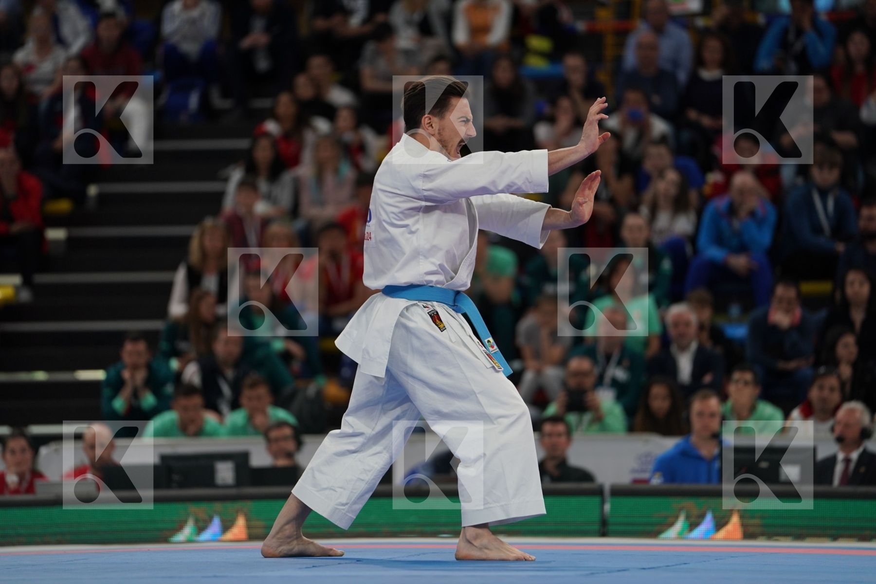 QUINTERO CAPDEVILA DAMIAN HUGO (SPAIN) in Senior Male Kata - Final bout
