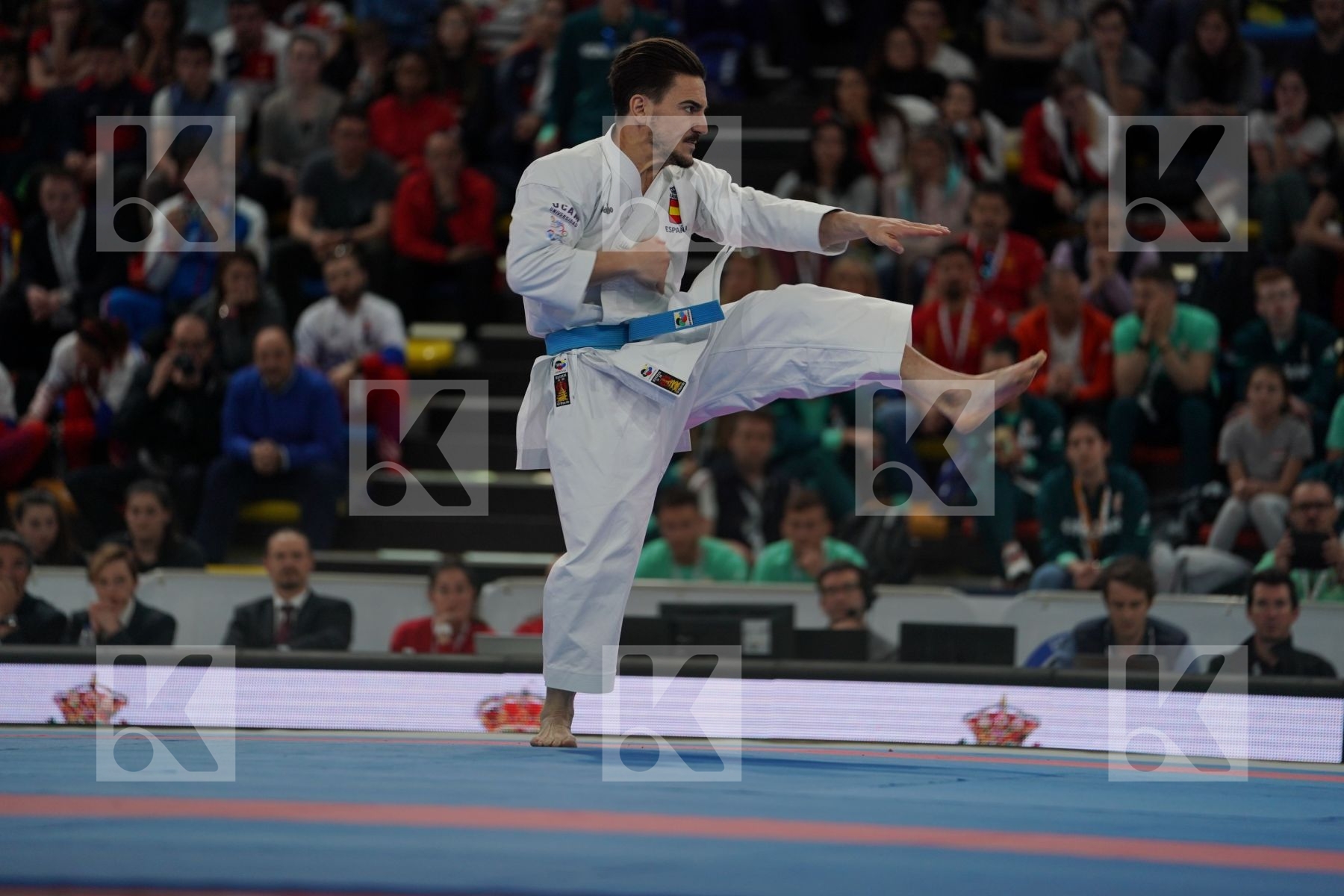 QUINTERO CAPDEVILA DAMIAN HUGO (SPAIN) in Senior Male Kata - Final bout