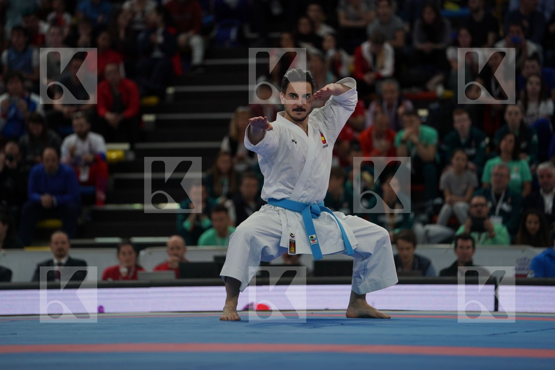 QUINTERO CAPDEVILA DAMIAN HUGO (SPAIN) in Senior Male Kata - Final bout