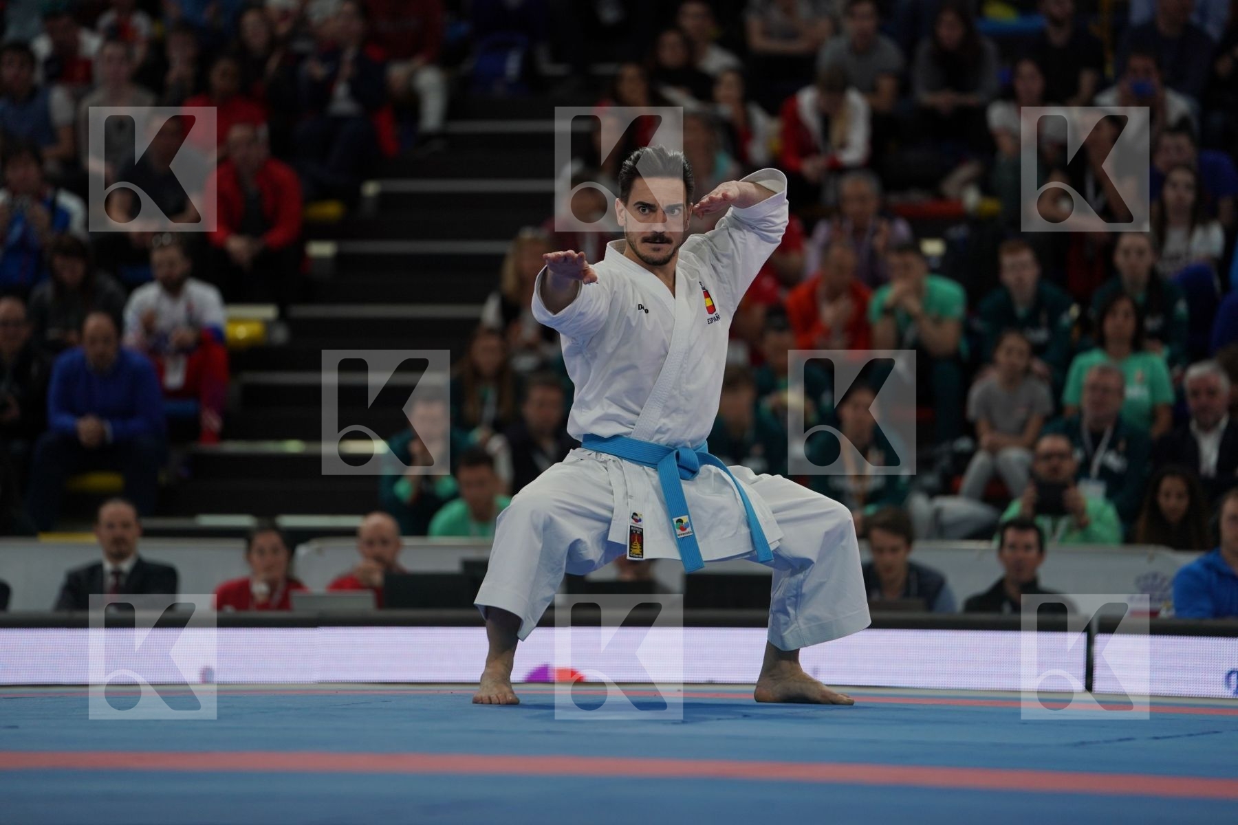 QUINTERO CAPDEVILA DAMIAN HUGO (SPAIN) in Senior Male Kata - Final bout