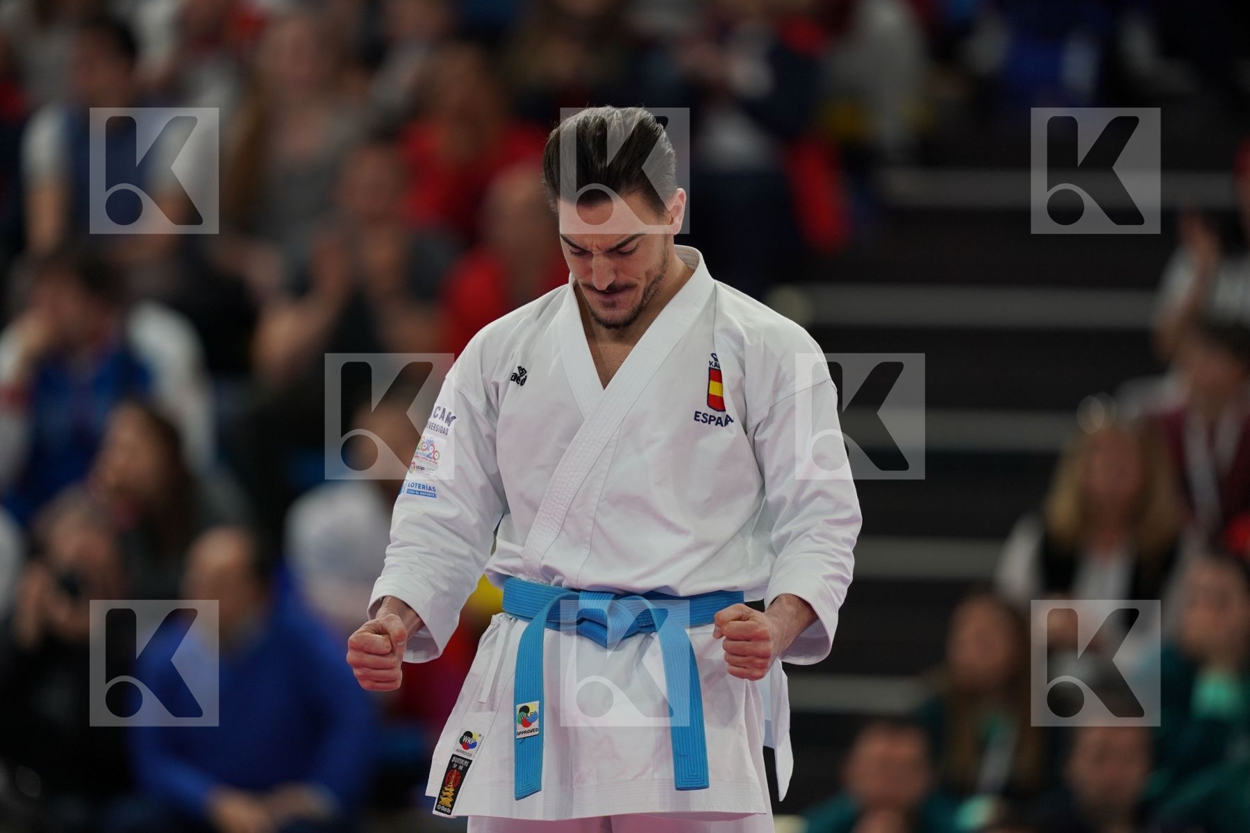 QUINTERO CAPDEVILA DAMIAN HUGO (SPAIN) in Senior Male Kata - Final bout