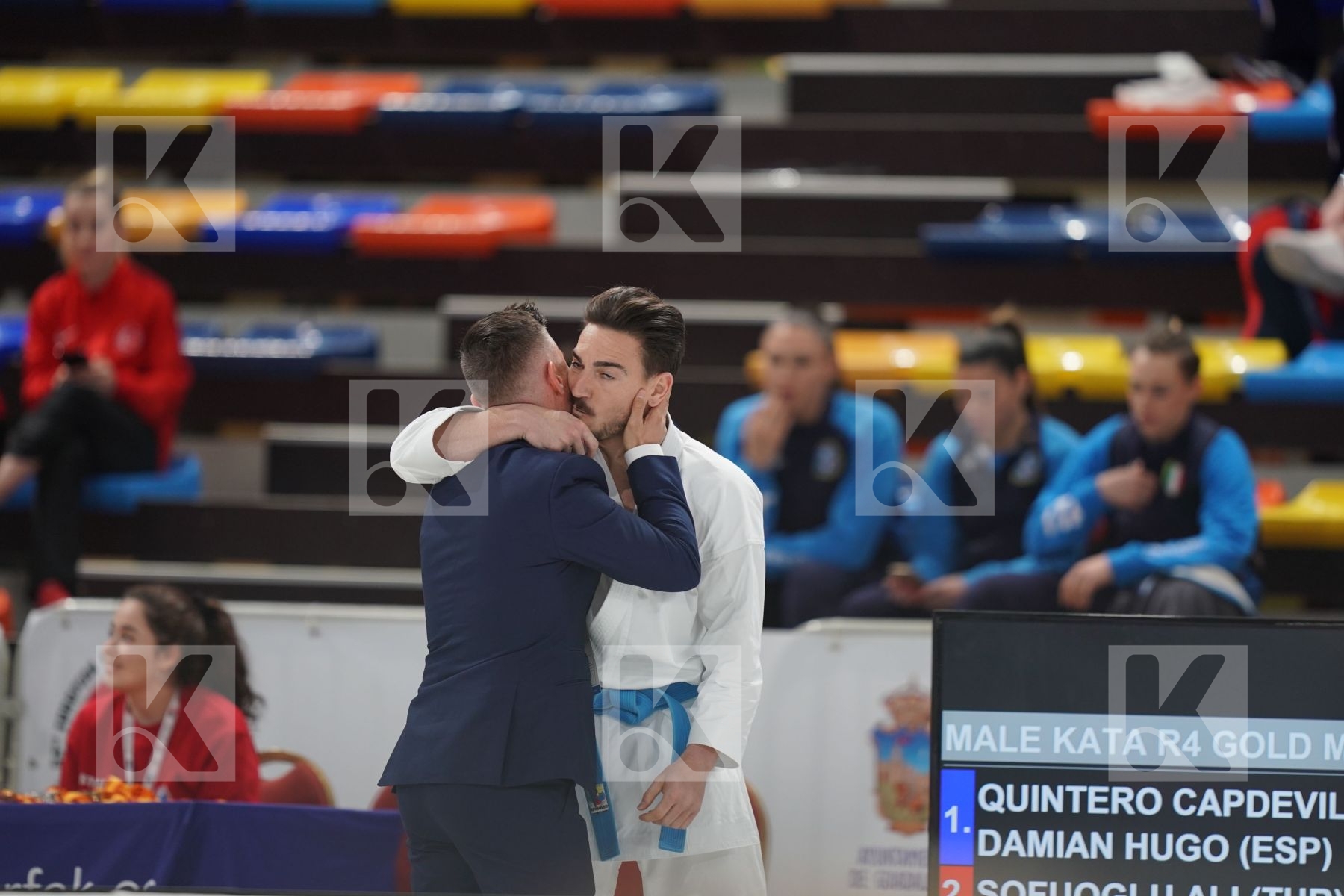 QUINTERO CAPDEVILA DAMIAN HUGO (SPAIN) in Senior Male Kata - Final bout