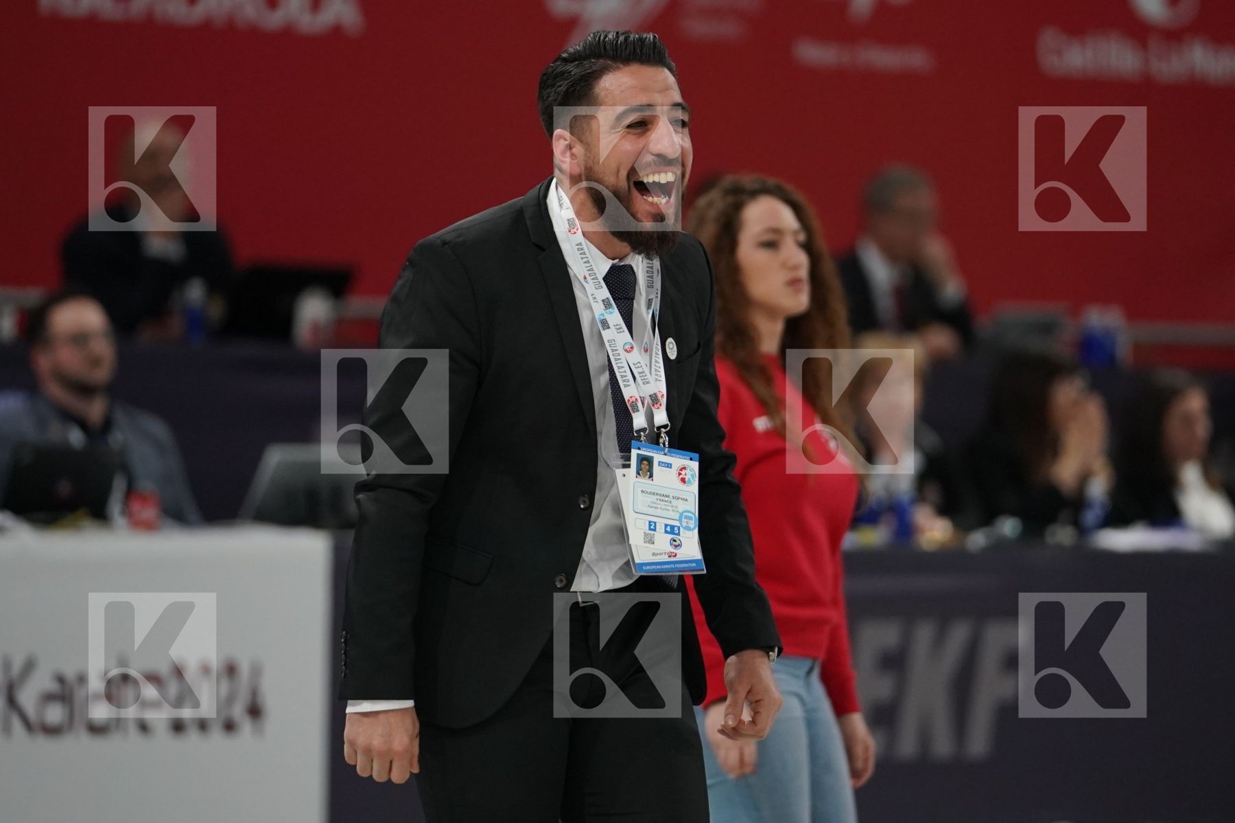 PLANK BETTINA (AUSTRIA) vs BOUDERBANE SOPHIA (FRANCE) in Senior Kumite -50 Kg - Final bout