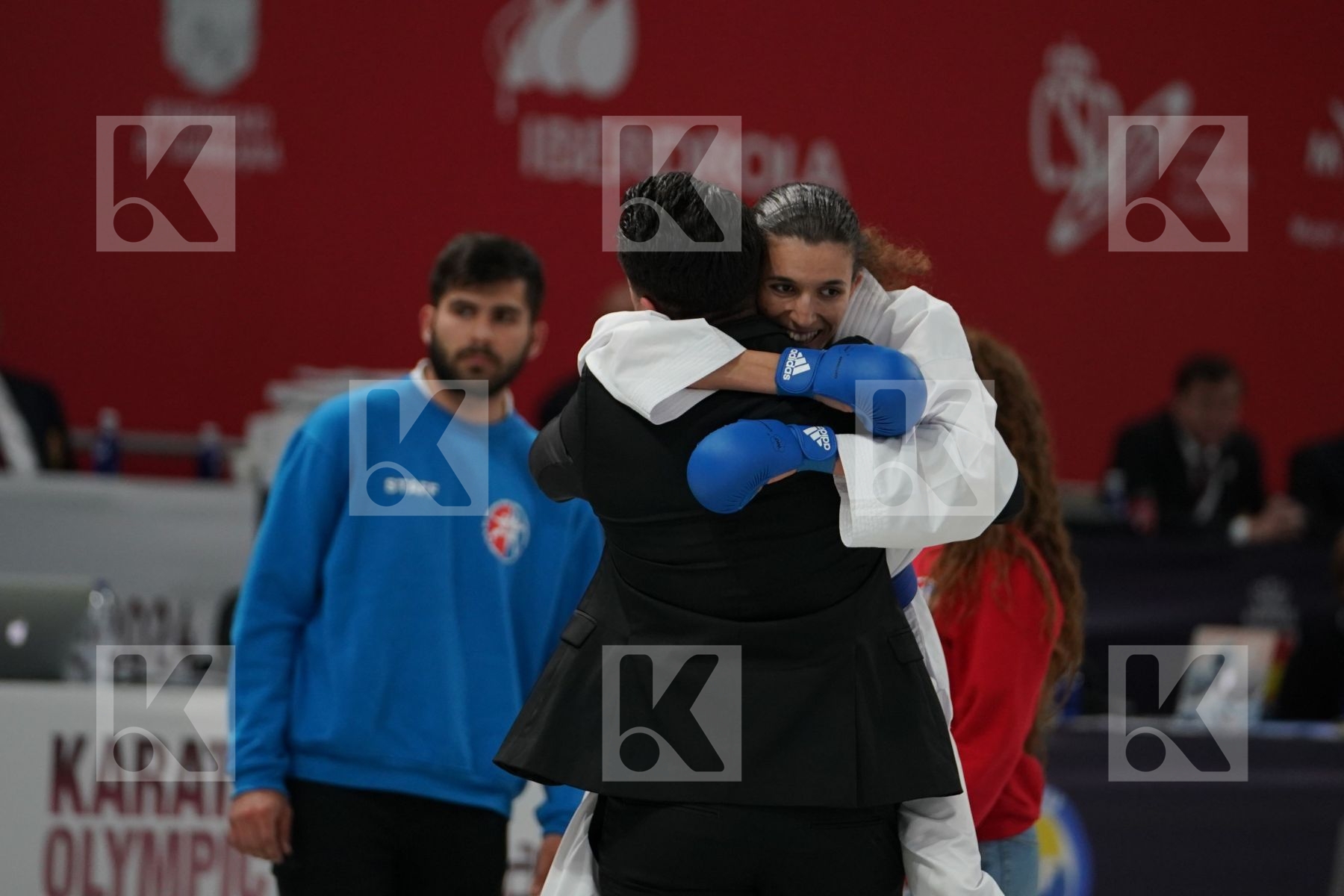 PLANK BETTINA (AUSTRIA) vs BOUDERBANE SOPHIA (FRANCE) in Senior Kumite -50 Kg - Final bout